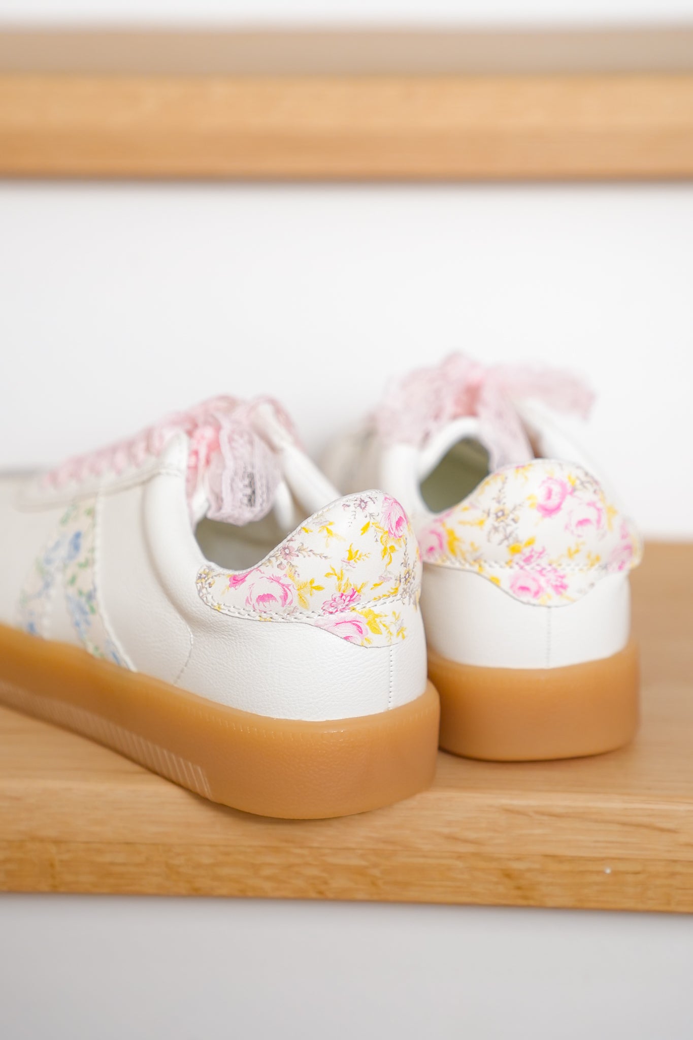 MIA Casual Floral Low Top Sneaker with V Design