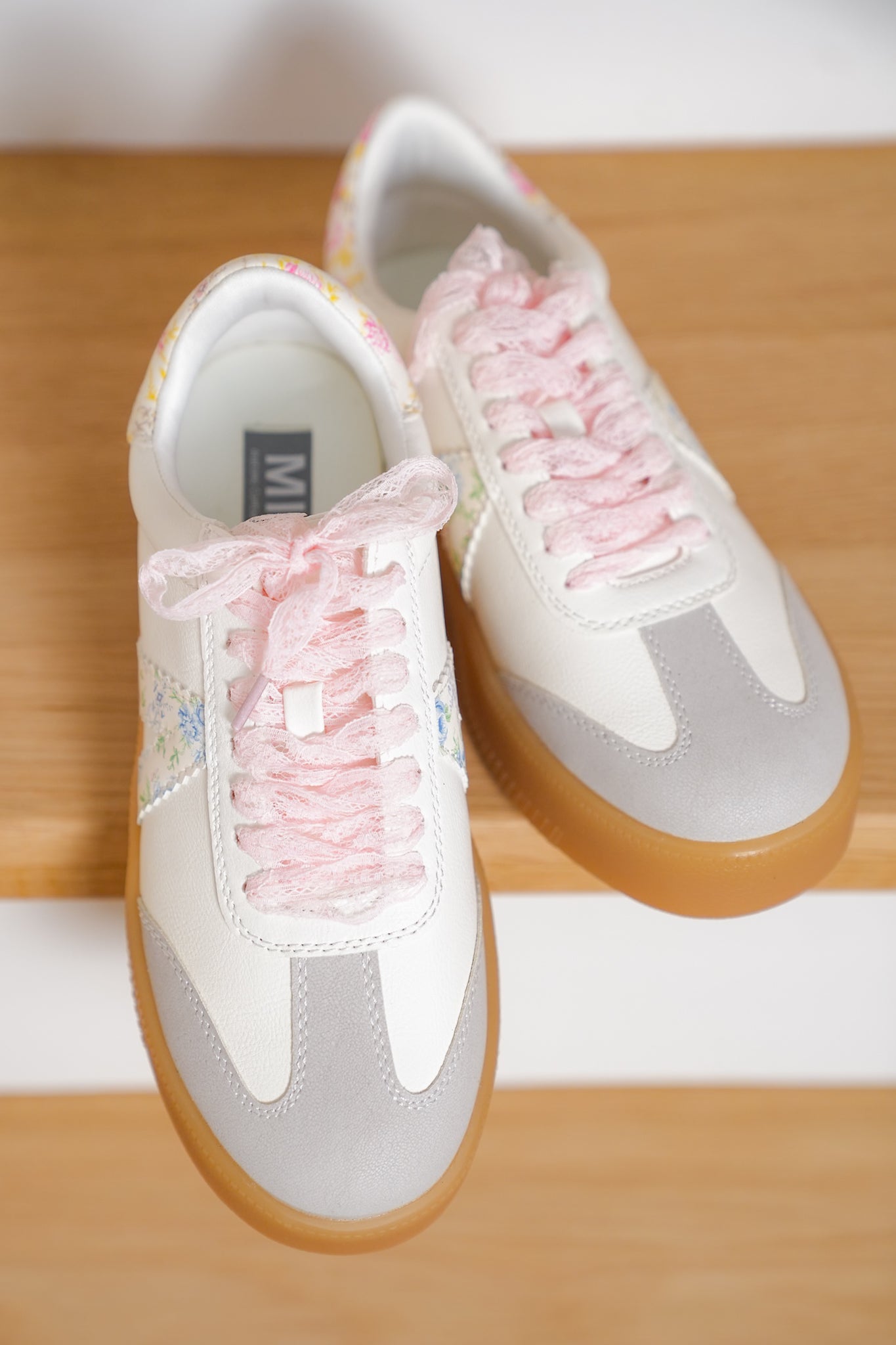 MIA Casual Floral Low Top Sneaker with V Design