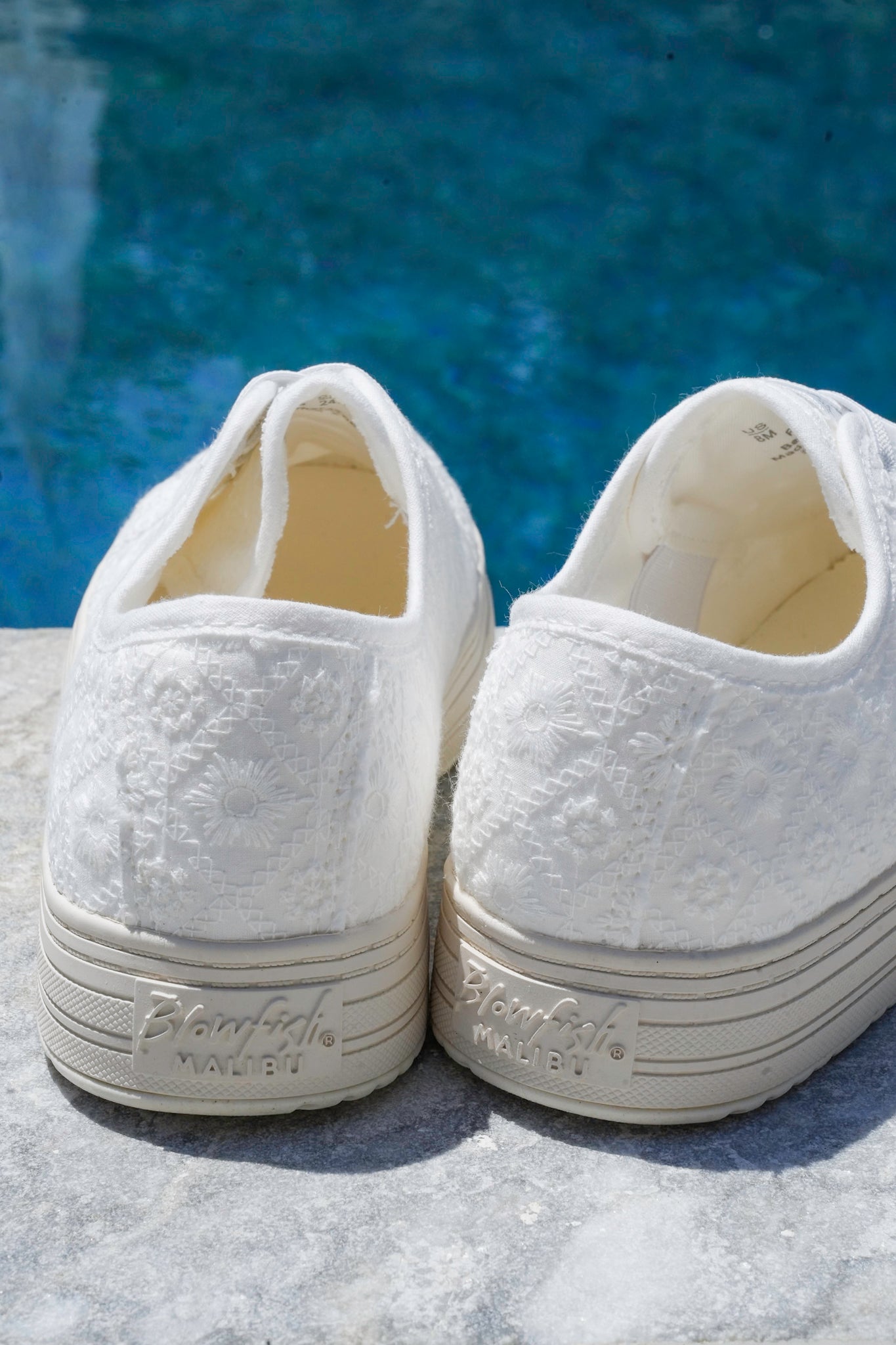 Restock! Blowfish Lace Up Sneaker with Embroidered Detailing