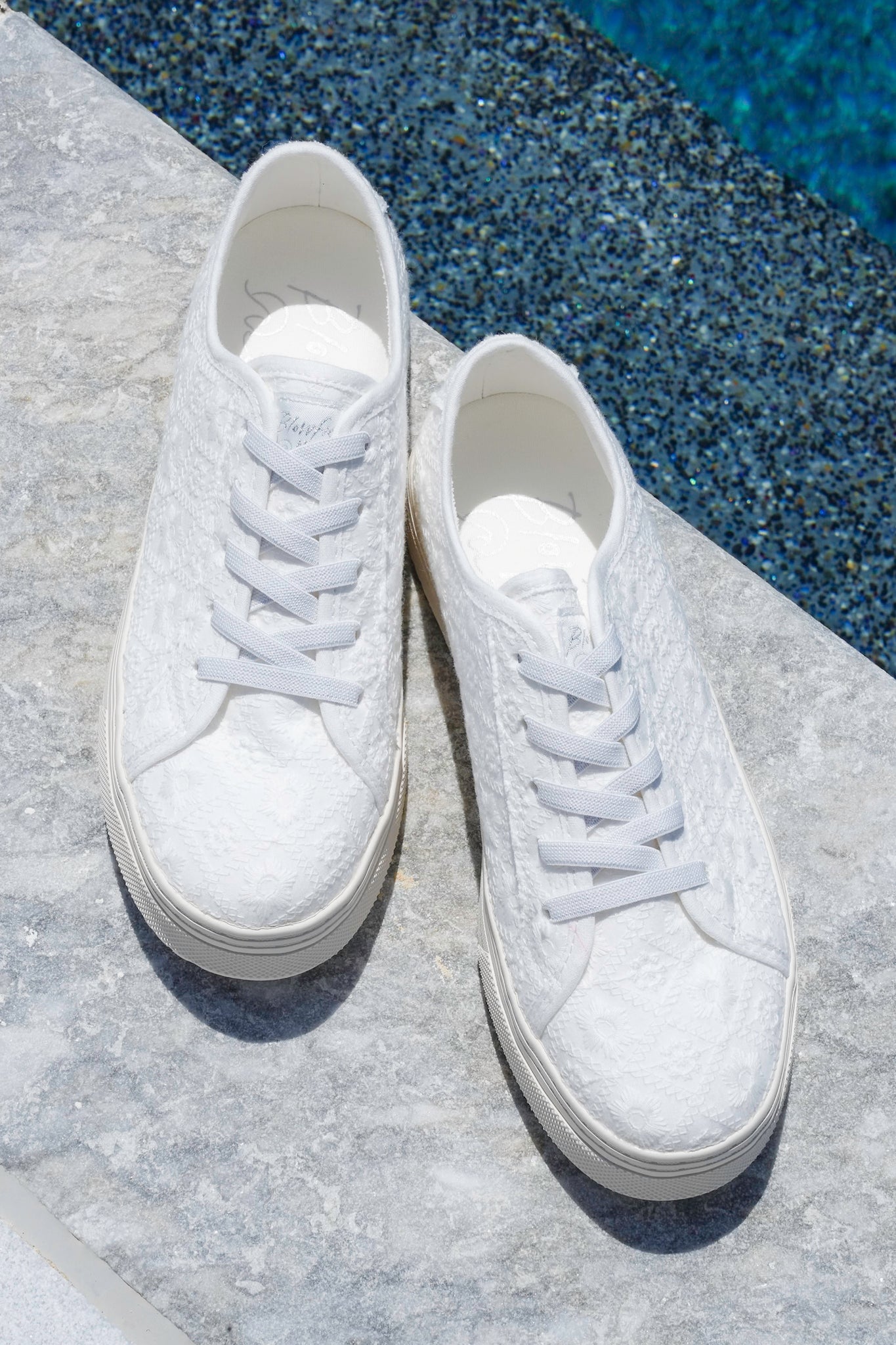 Restock! Blowfish Lace Up Sneaker with Embroidered Detailing