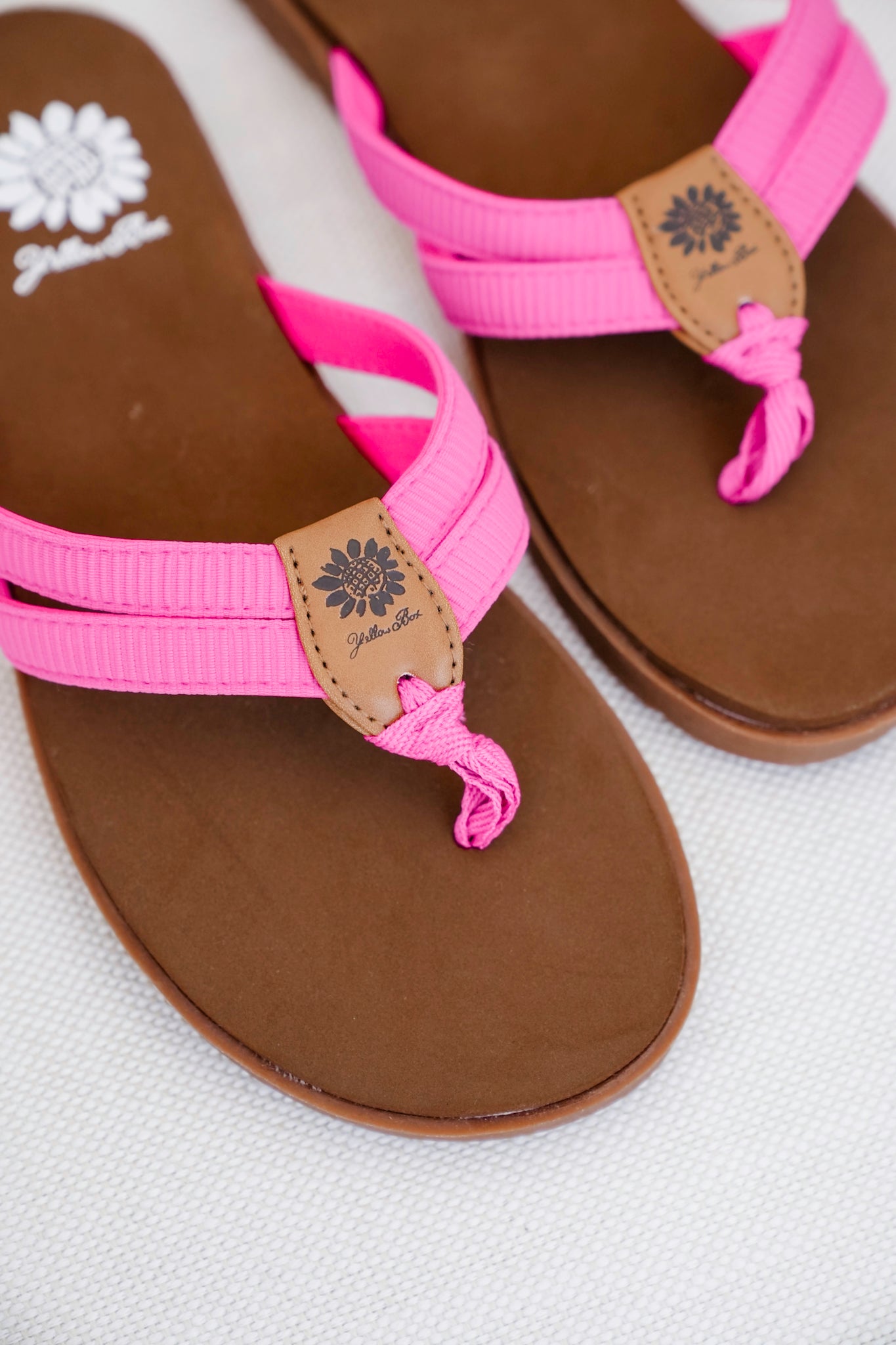 Restock! Yellow Box "Femmie" Casual Strapped Flip Flop Sandal with Cushioned Sole