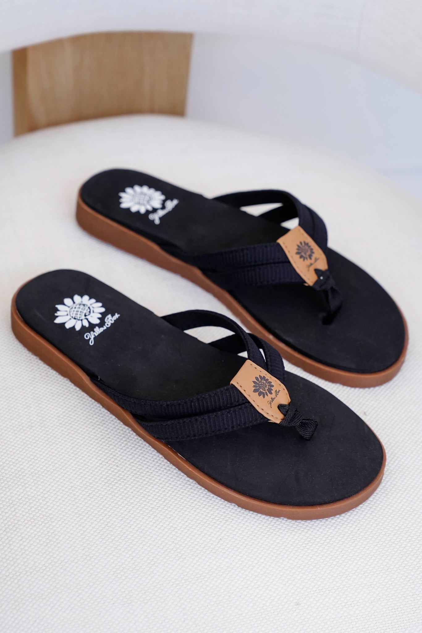 Restock! Yellow Box "Femmie" Casual Strapped Flip Flop Sandal with Cushioned Sole