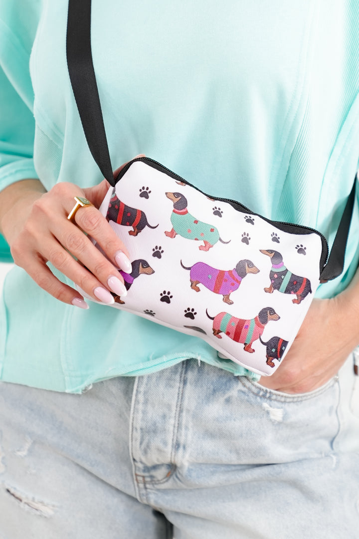 Restock! Wiggle Weenie Pup Crossbody