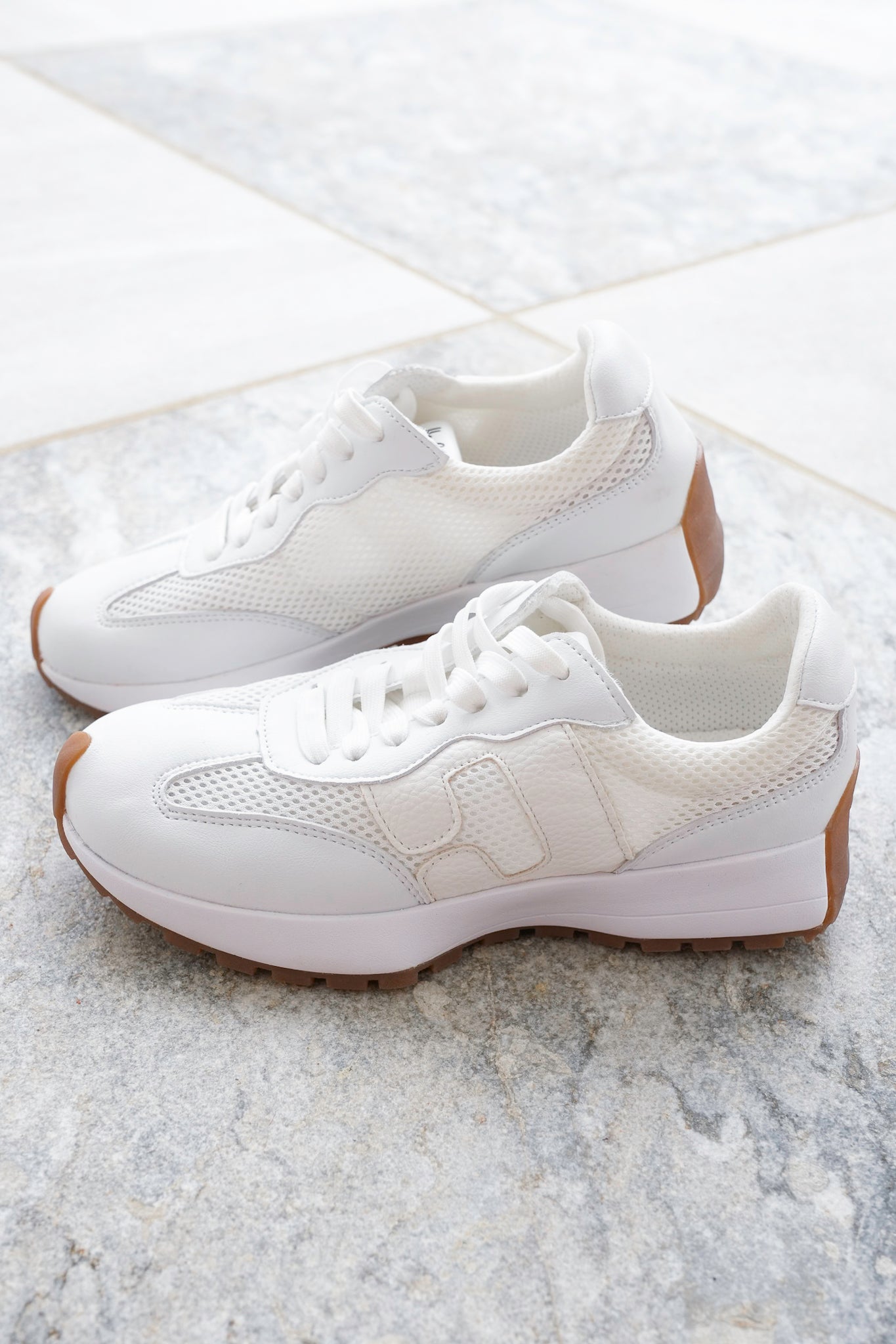 Corky's "No Prob" Retro Mesh Vegan Suede Lace Up Sneaker