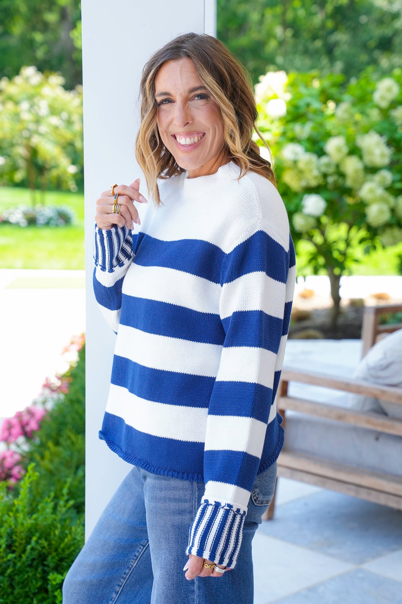 Door Buster! Zenana Striped Sweater