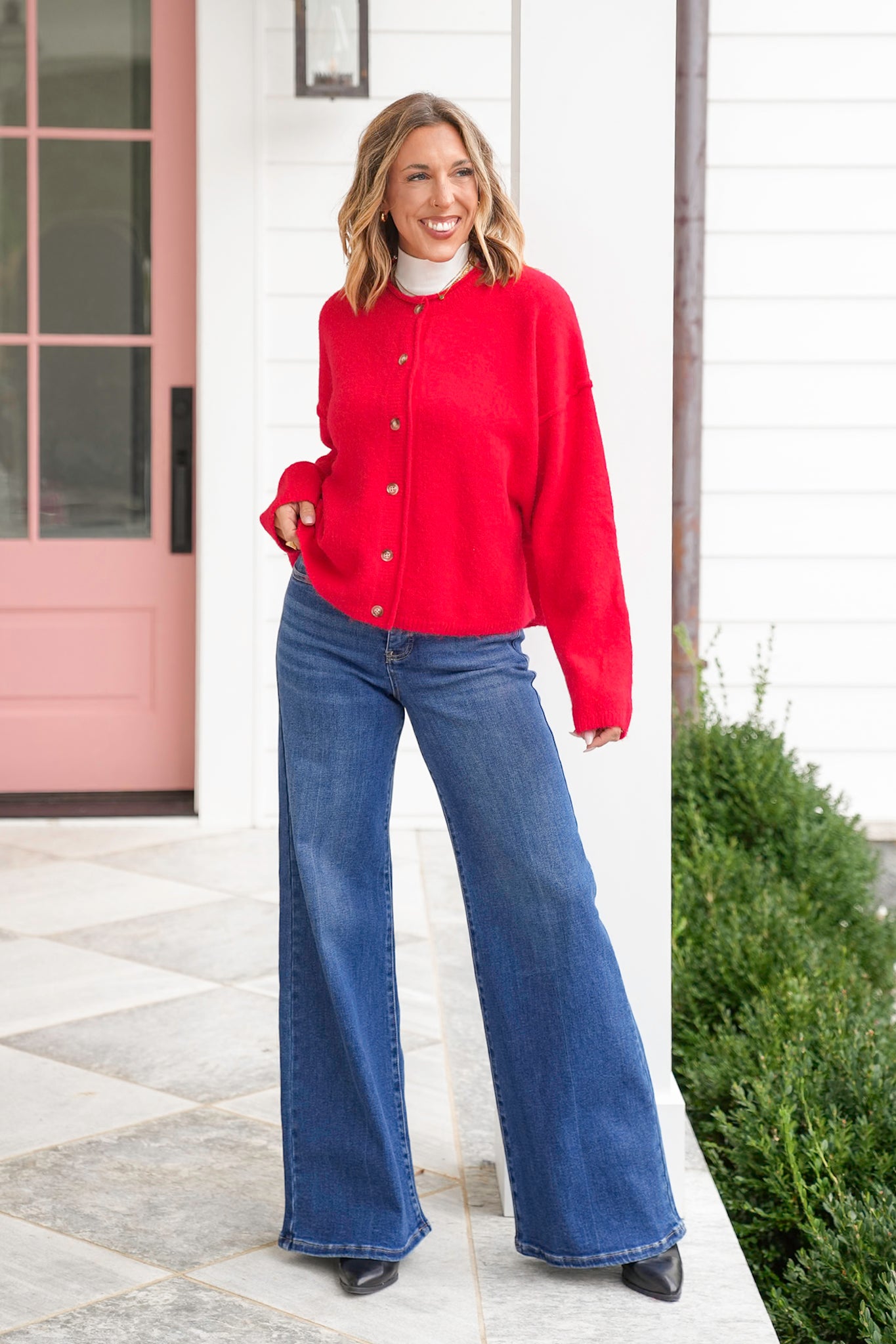 Long Sleeve Button Down Cardigan