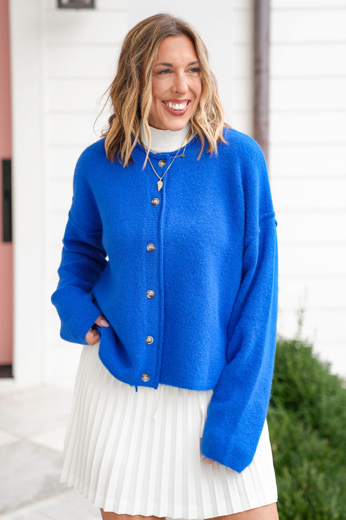 Long Sleeve Button Down Cardigan