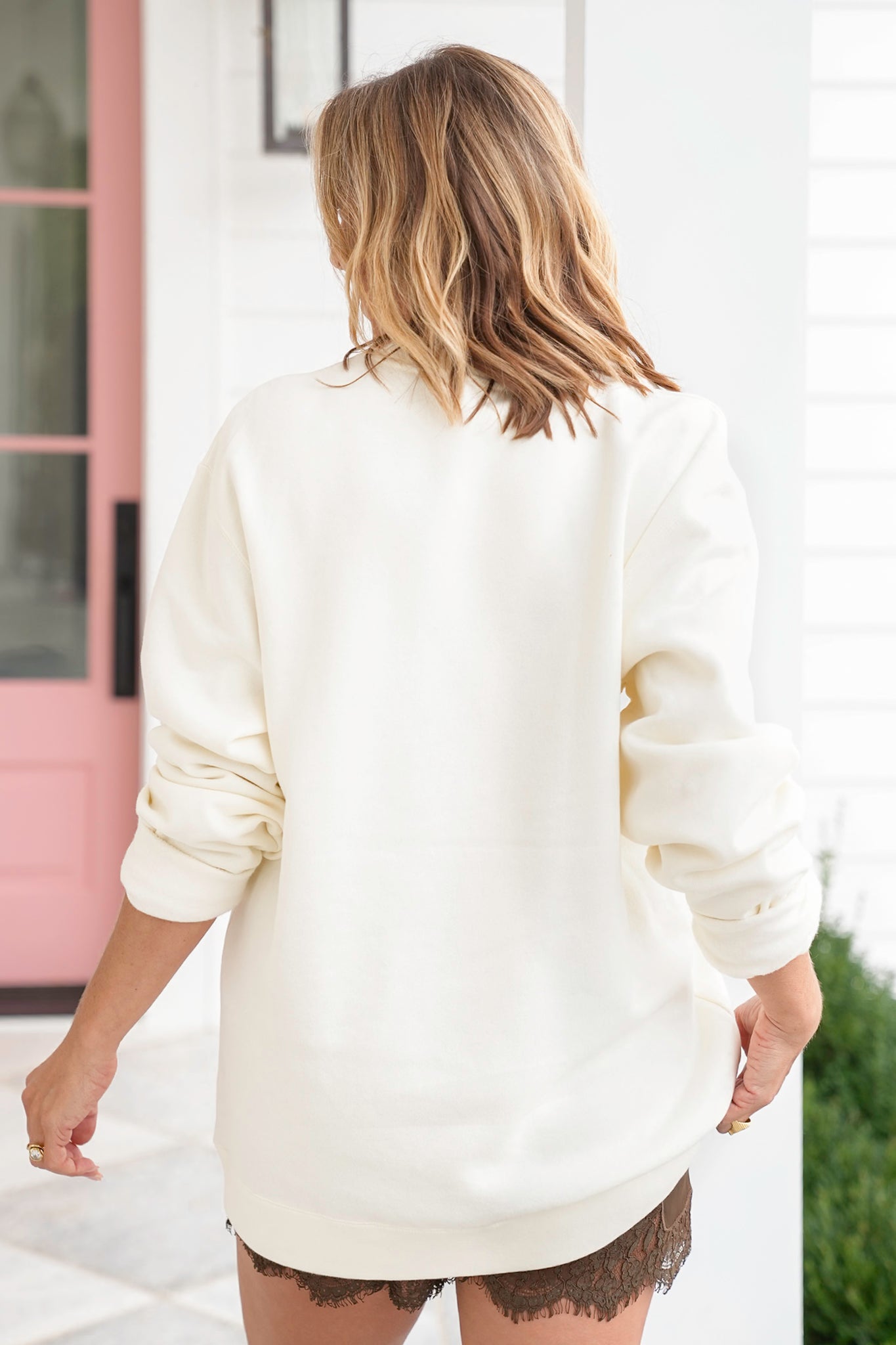 Plus/Reg Long Sleeve "Thankful" Graphic Sweatshirt