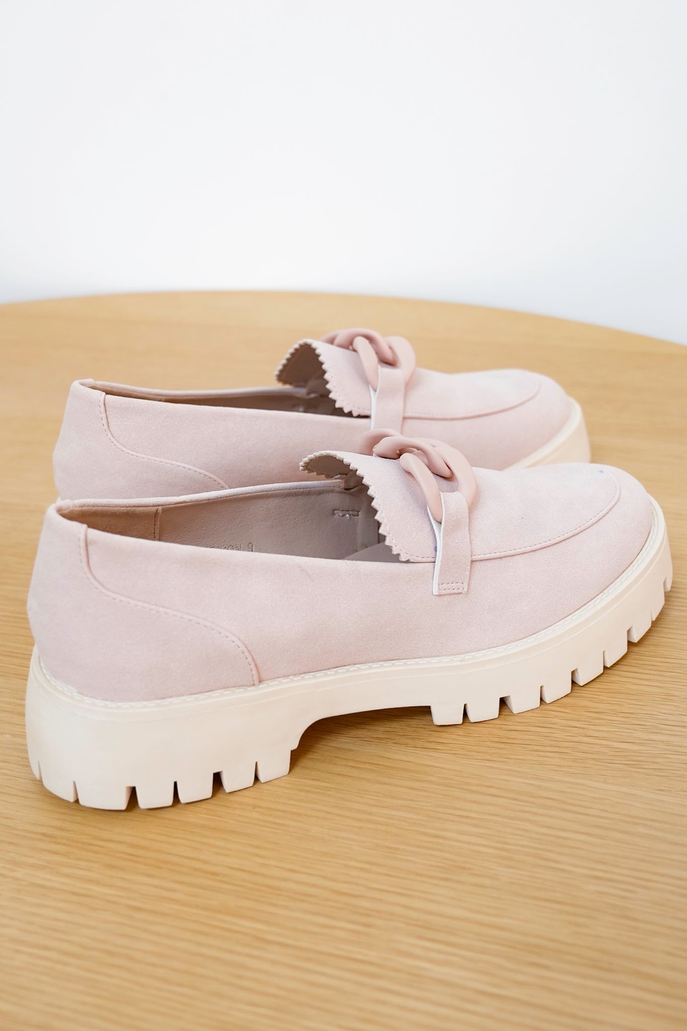 Chunky Loafer with Chain Detail