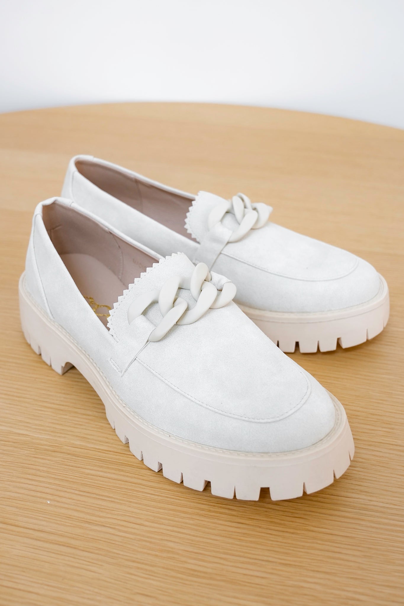 Chunky Loafer with Chain Detail