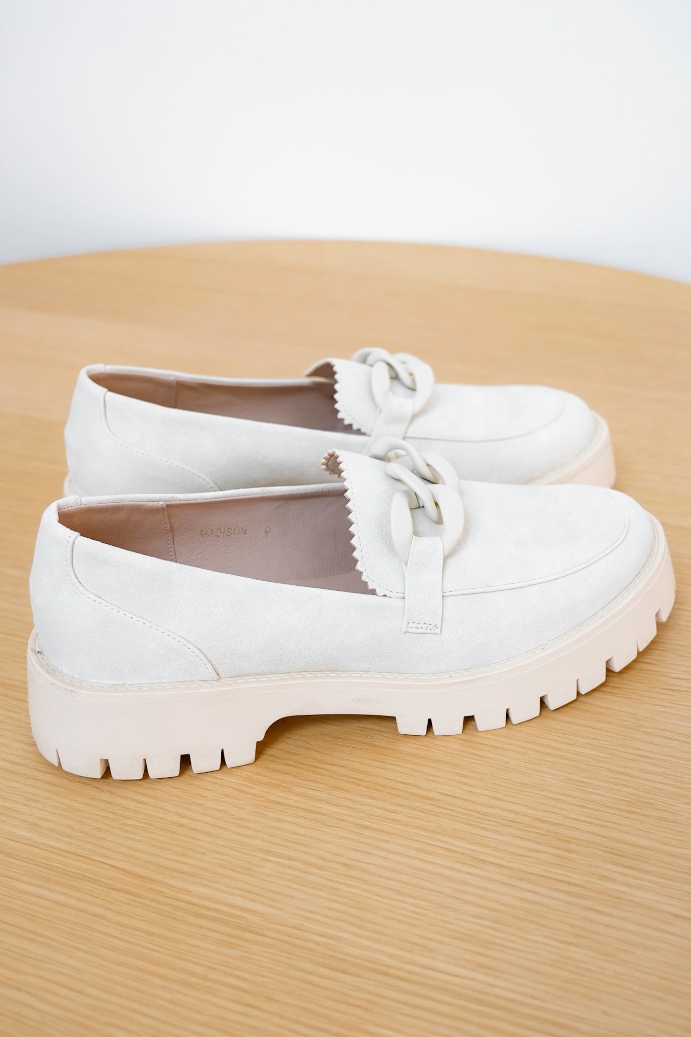 Chunky Loafer with Chain Detail