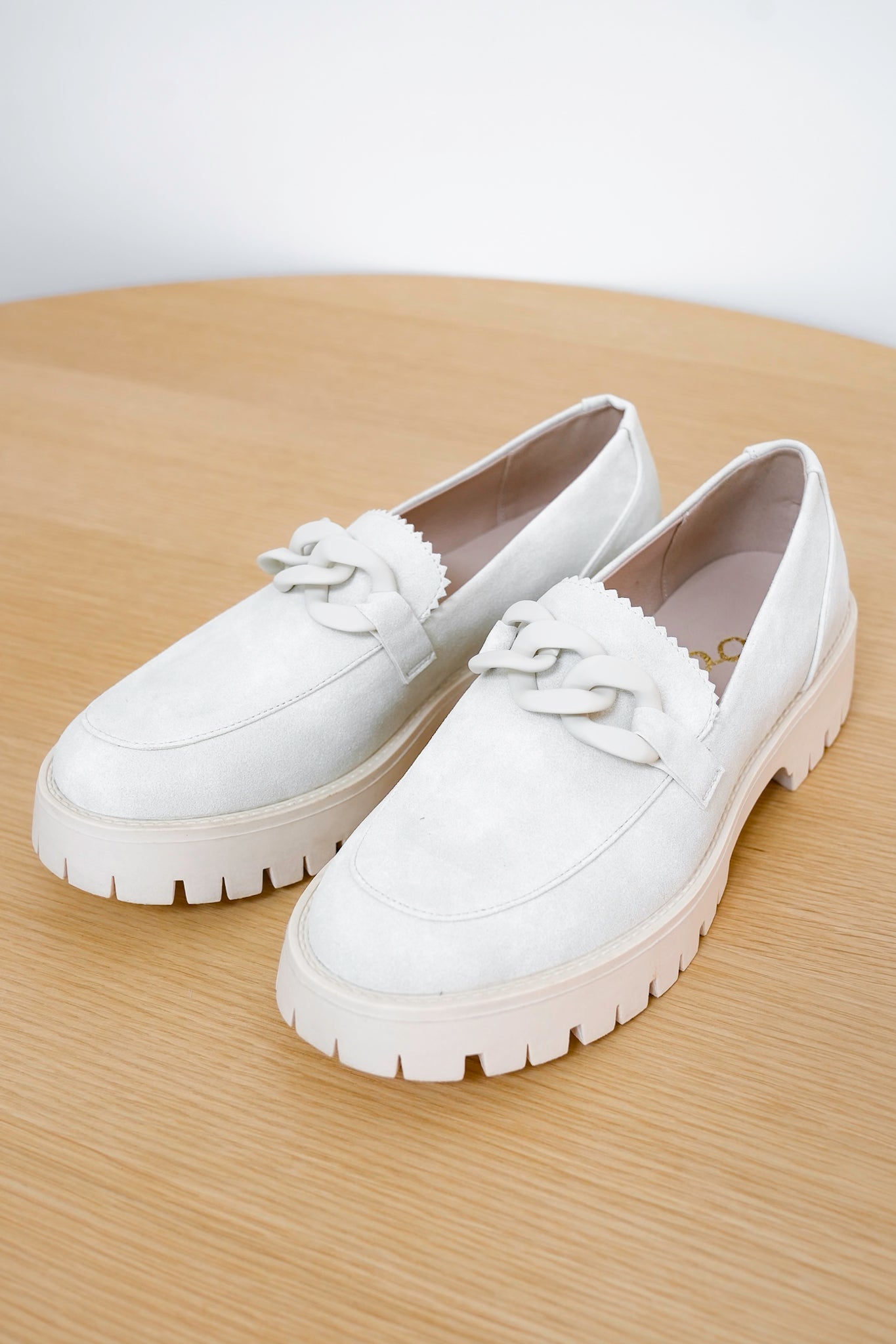 Chunky Loafer with Chain Detail