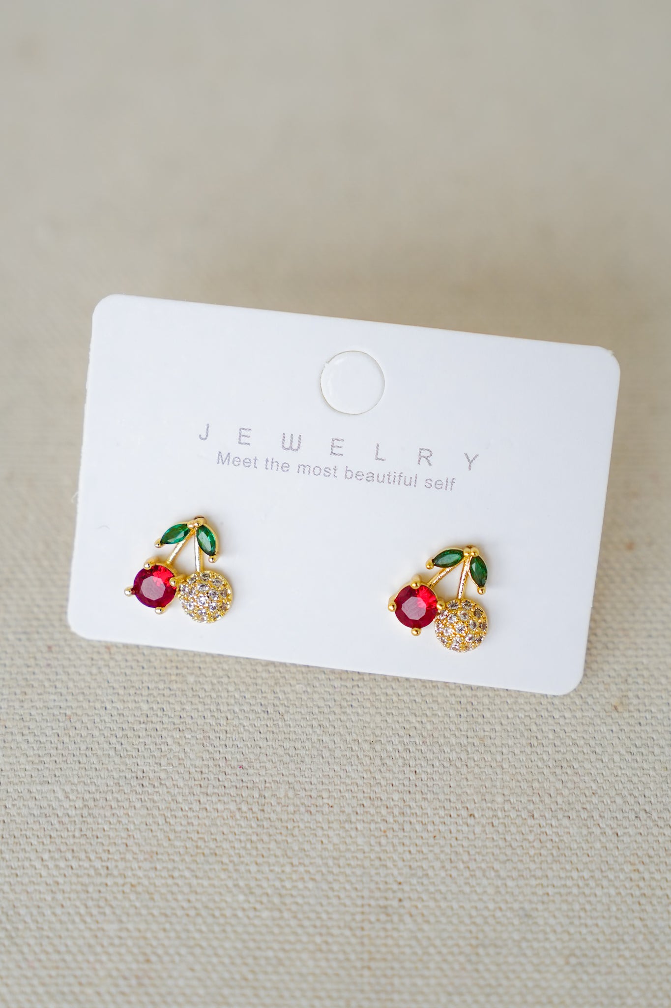Treasure Jewels Sweet Cherry Earrings