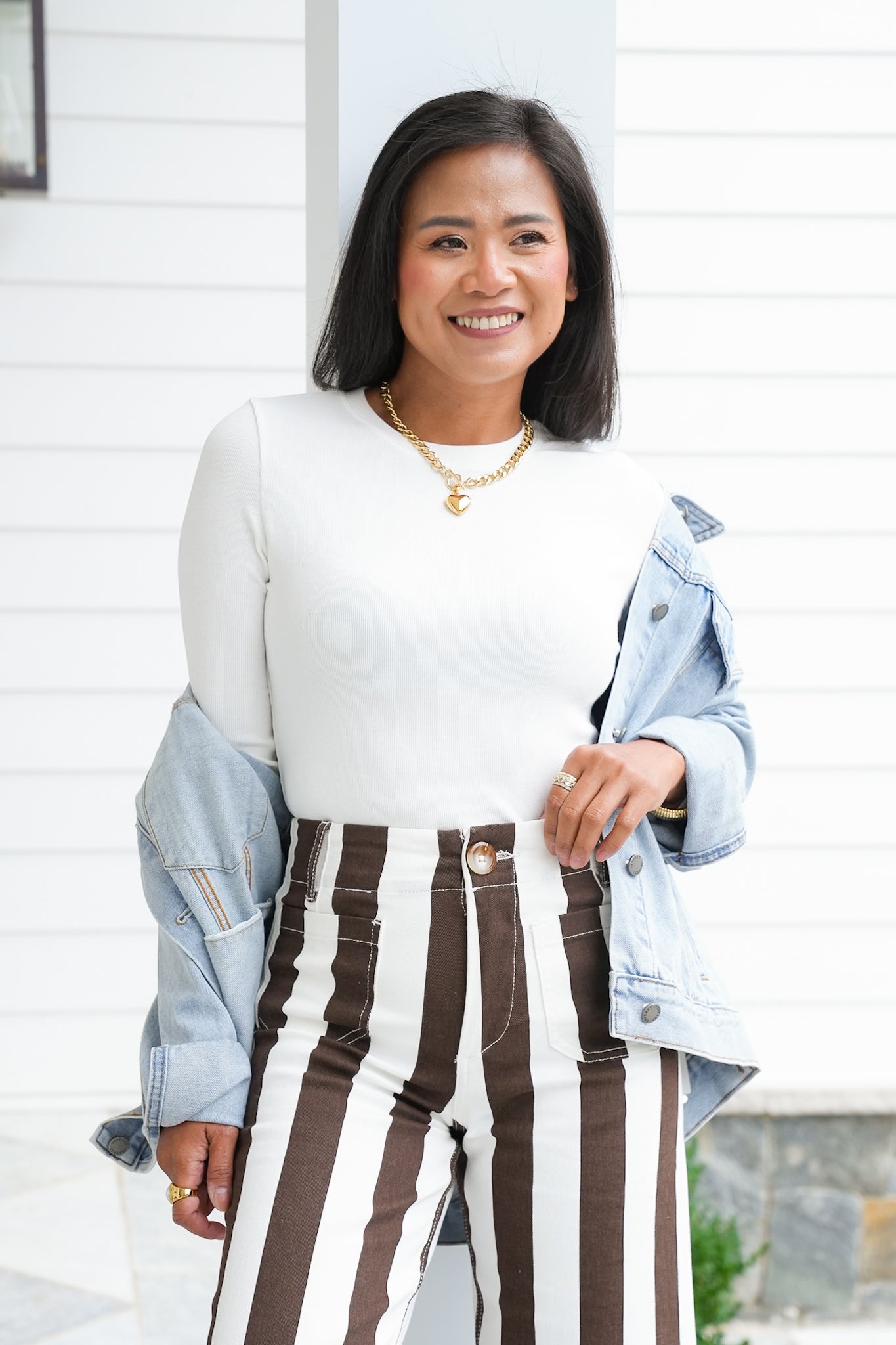 Basic Ribbed Long Sleeve Knit Top