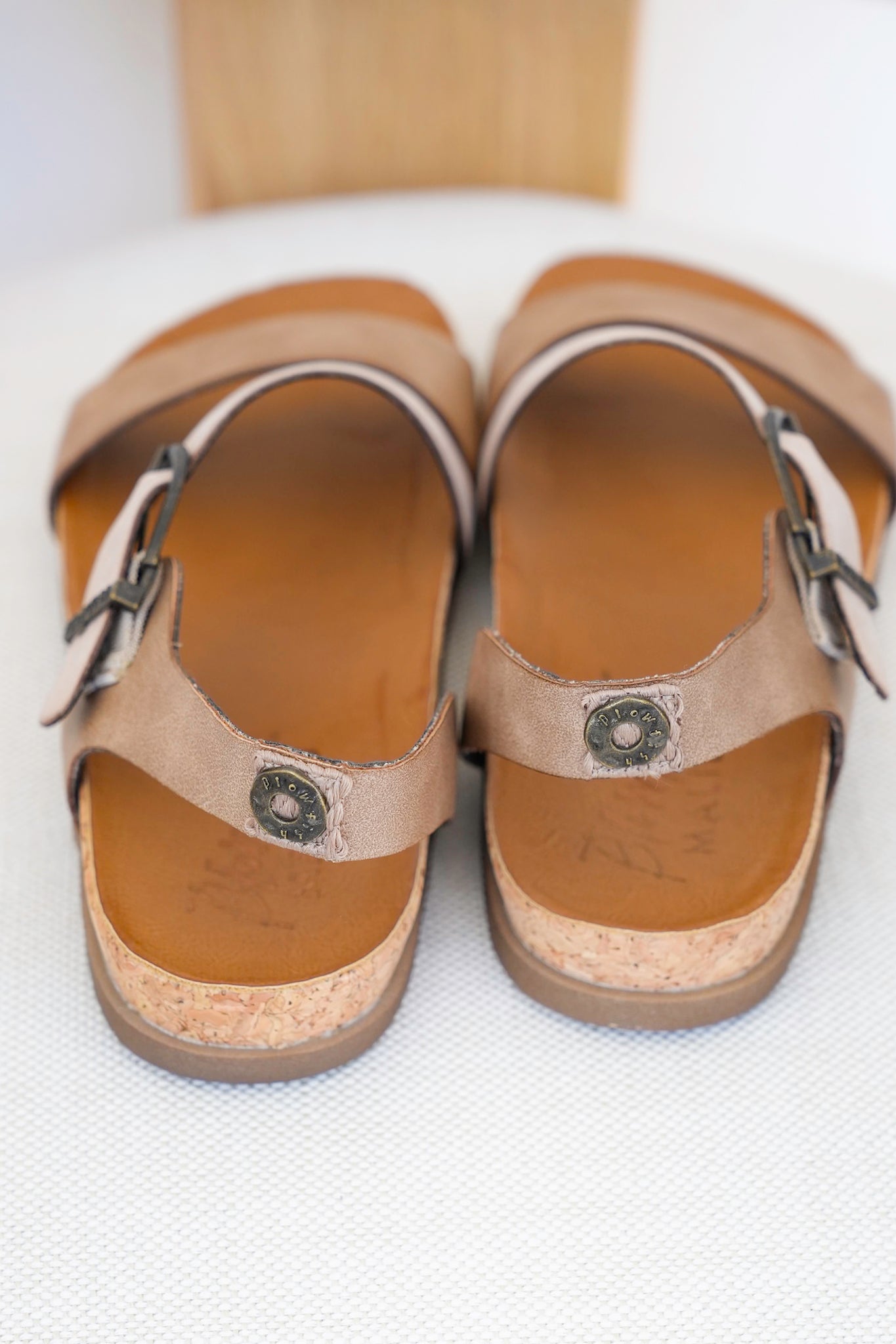 Blowfish Cork Sole Slingback Sandal with Adjustable Strap