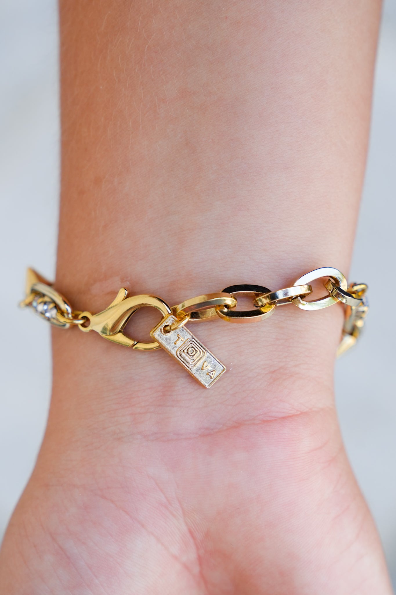 TOVA Mercy Spike & Crystal Bracelet