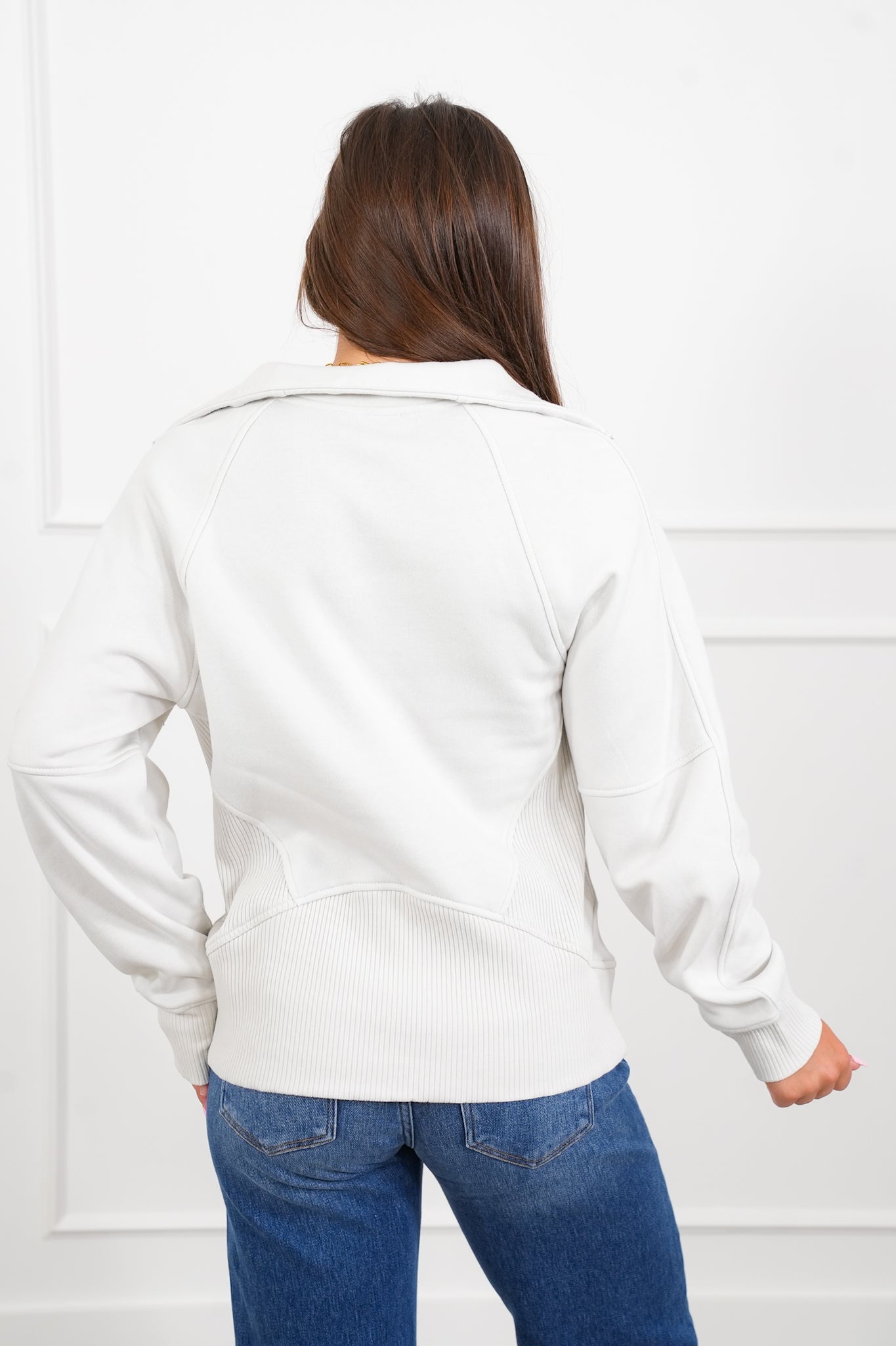 Door Buster! Zenana Half Zip Fleece Pullover with Kangaroo Pocket