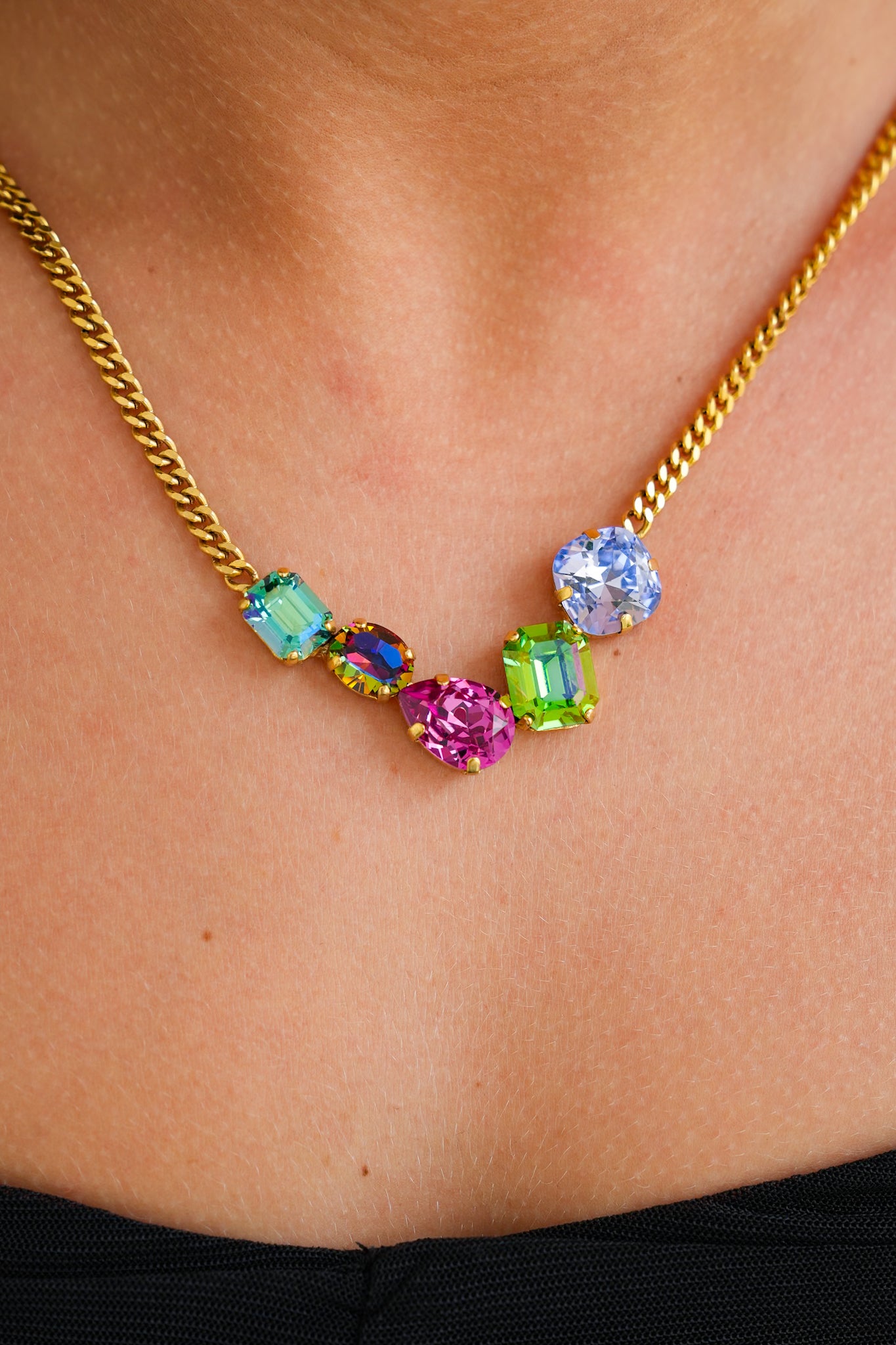 TOVA Zaza Necklace with Crystals