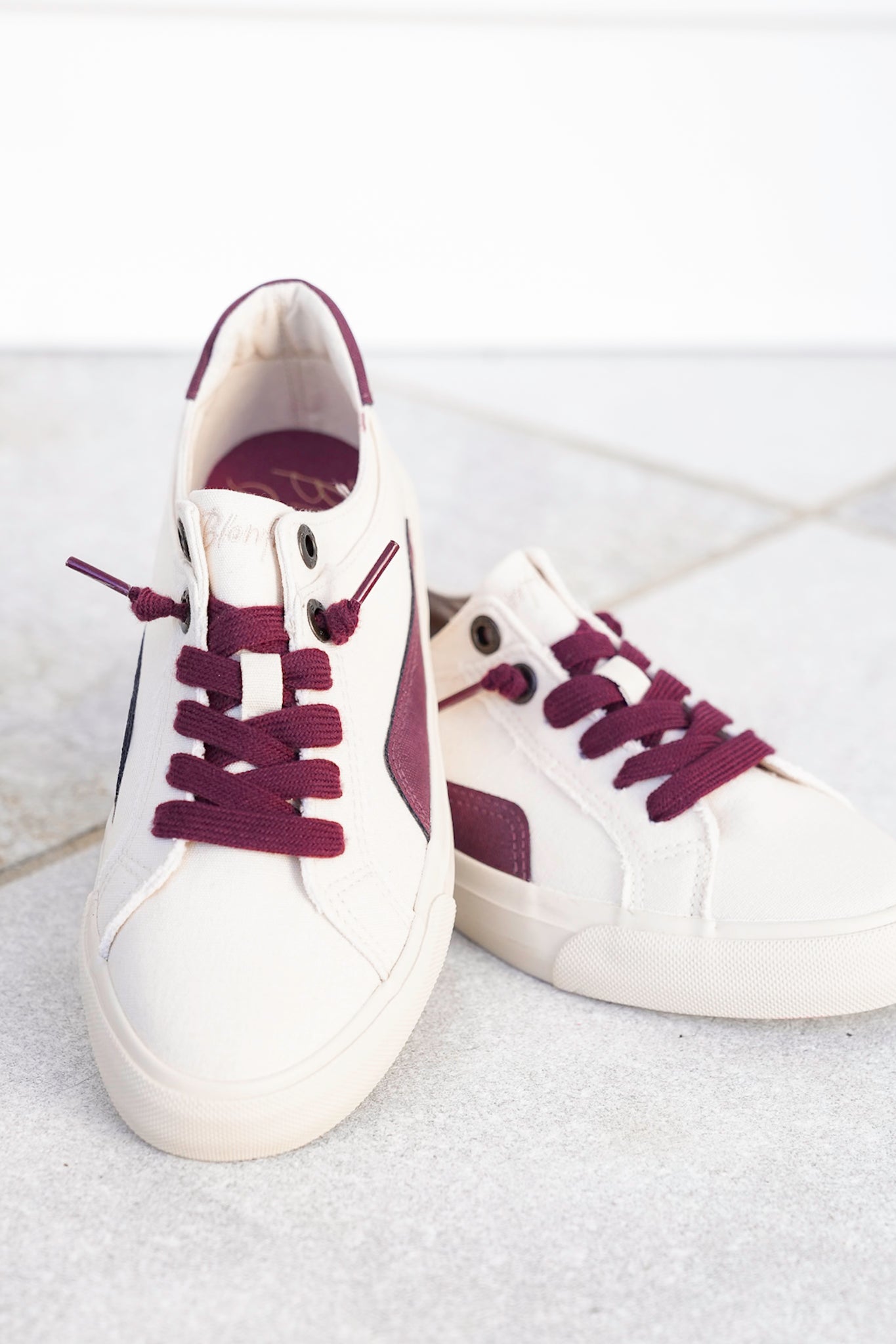 Blowfish Low Top Lace Up Canvas Sneaker