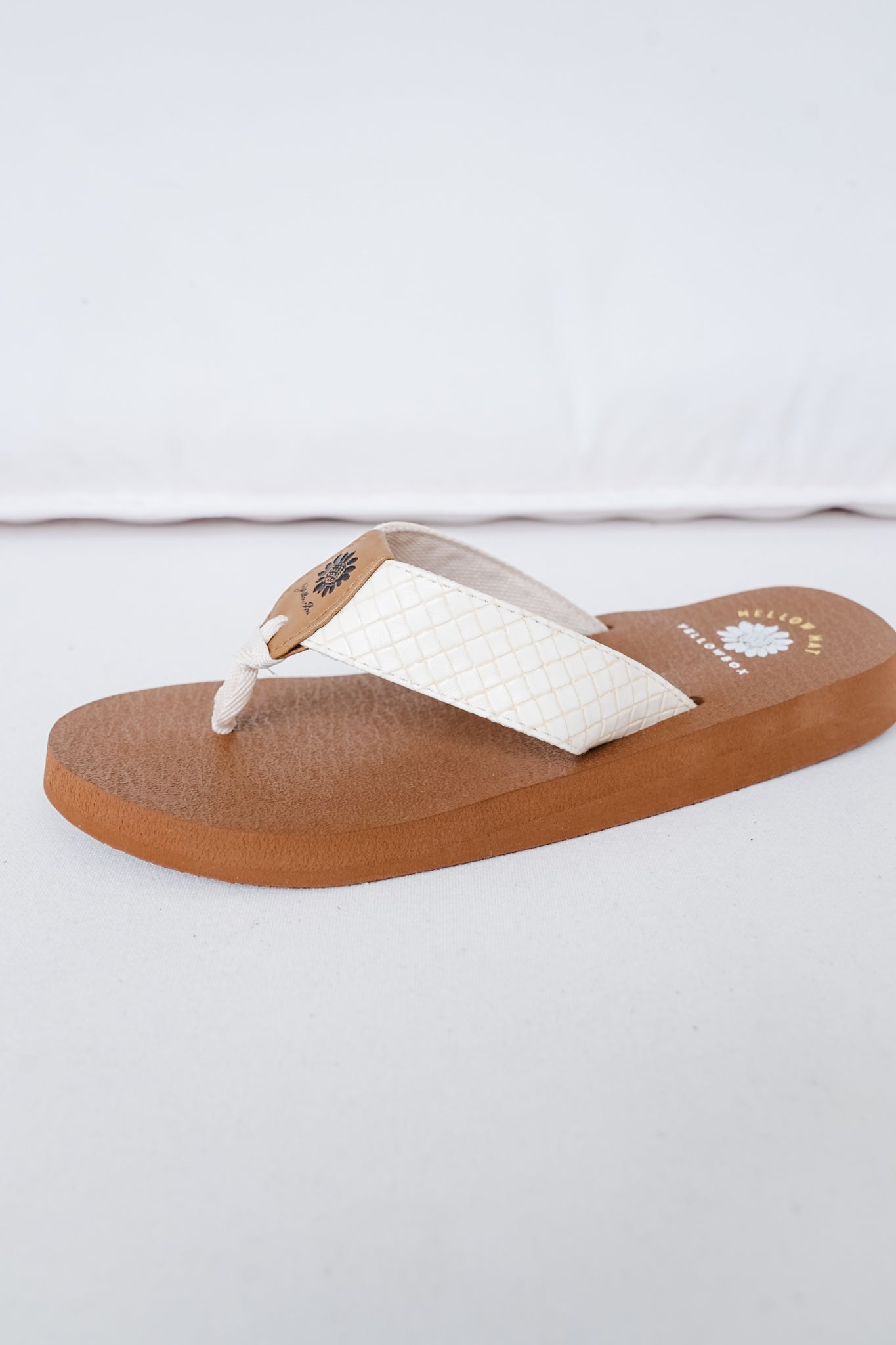Yellow Box Textured Strap Foam Flip Flops