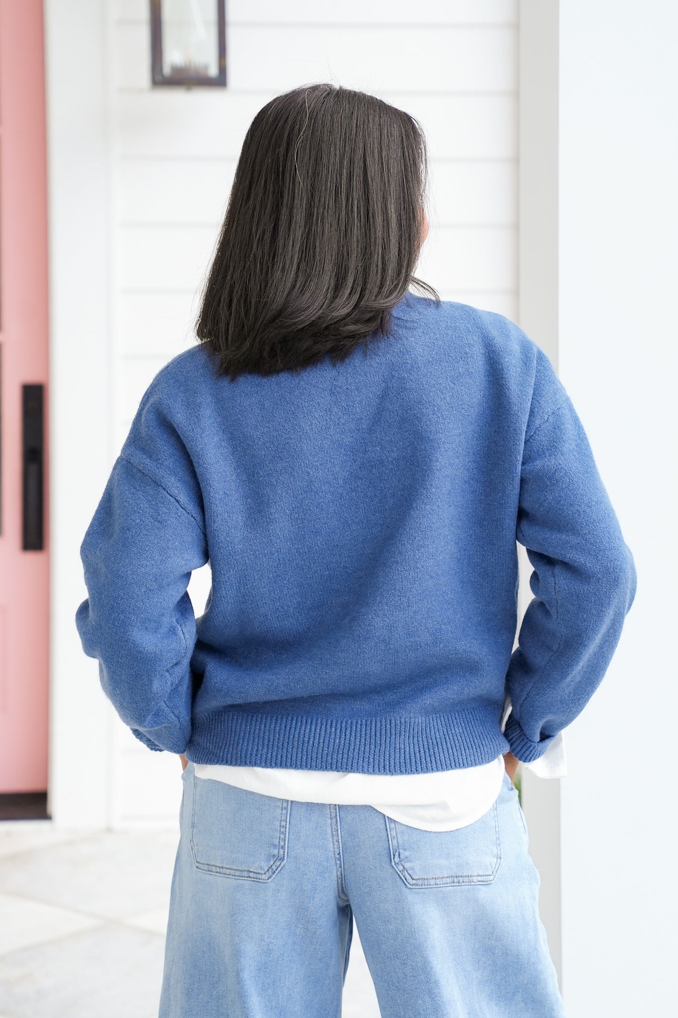 Long Sleeve "Sunday Morning" Pullover Sweater