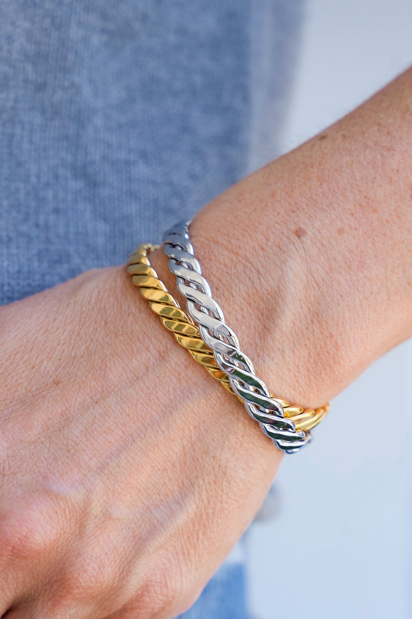 Raising Surfers The Thicc Braid Cuff Bracelet