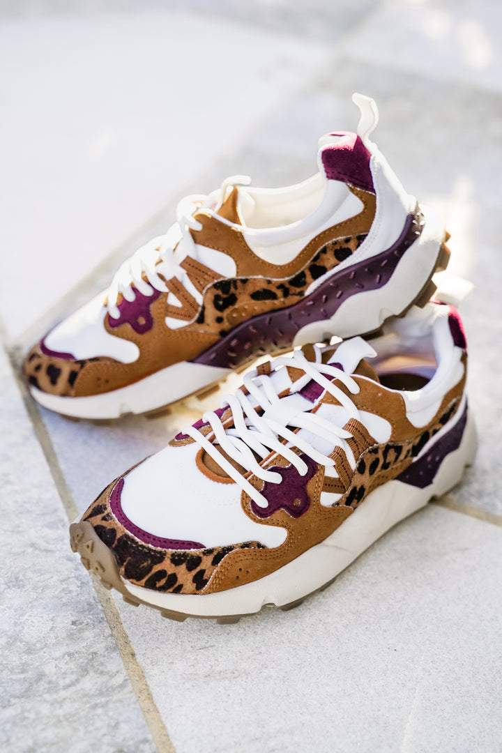 MIA Mixed Vegan Suede Lace Up Sneaker with Textured Detail