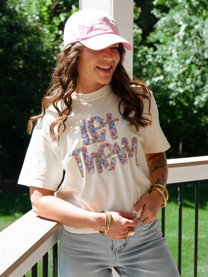 Plus/Reg Short Sleeve "Let Them" Graphic Tee