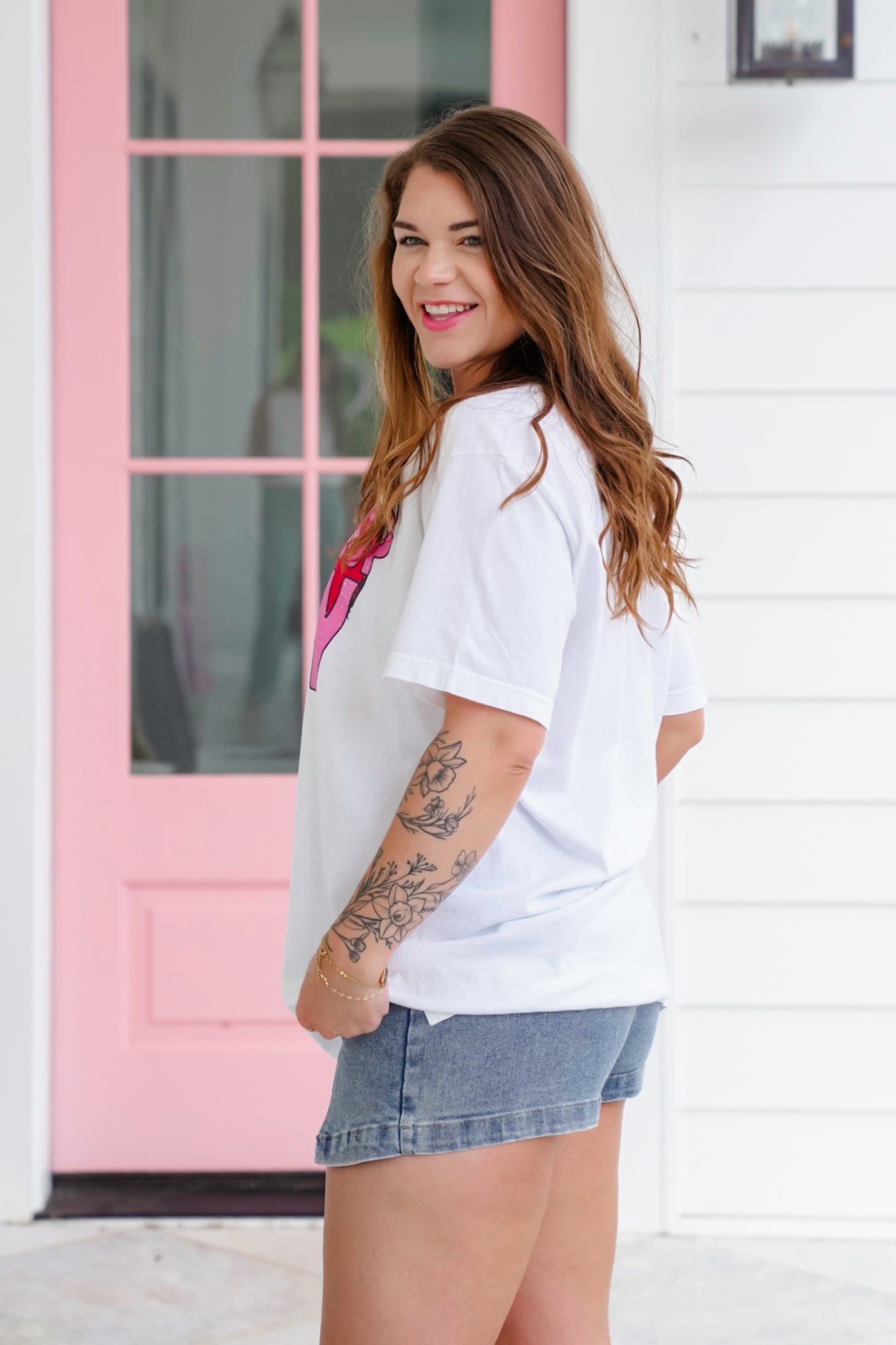 Plus/Reg Short Sleeve "I Don't Shop I Buy" Graphic Tee