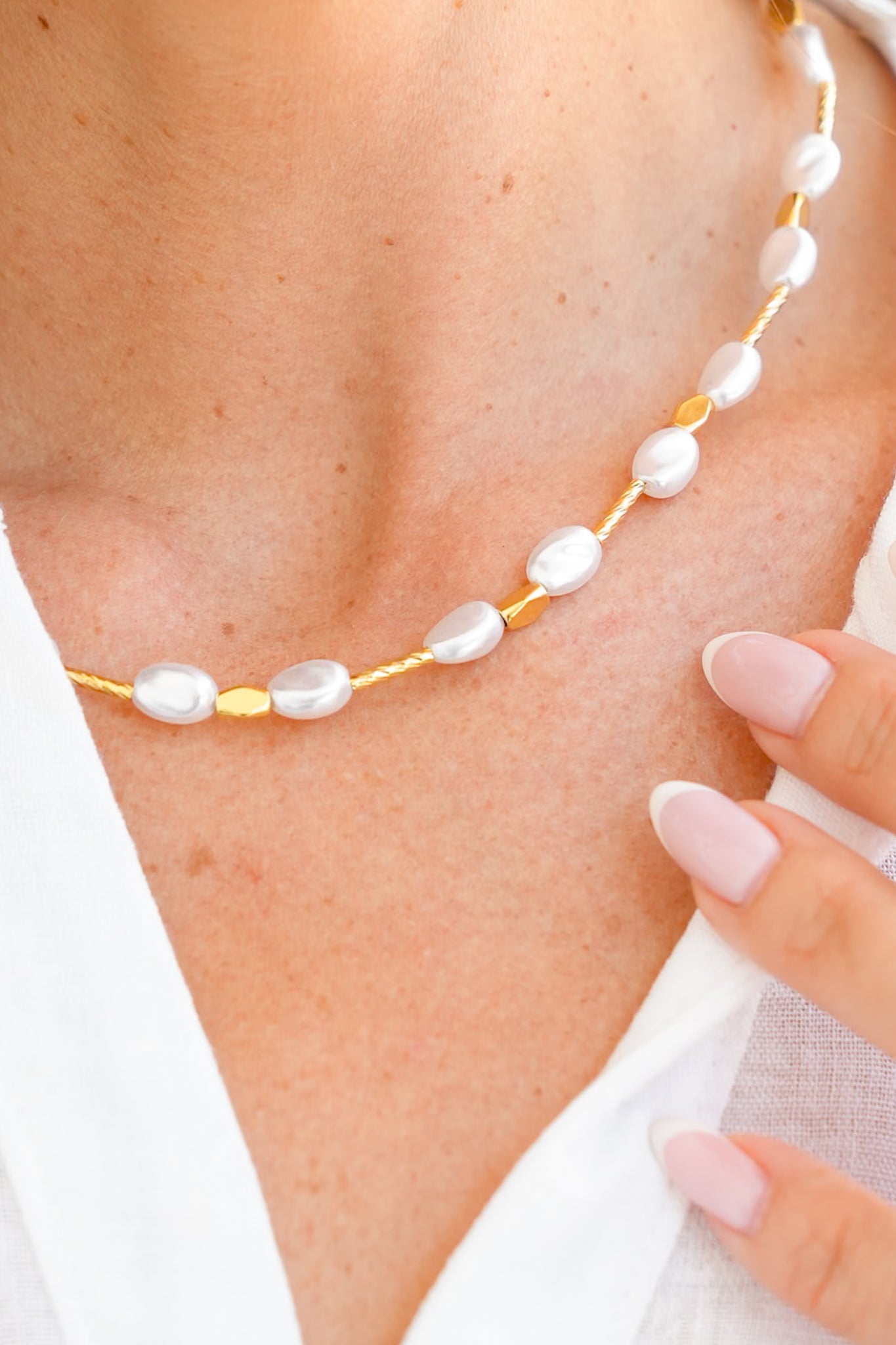 Treasure Jewels Sunlit Pearls Necklace