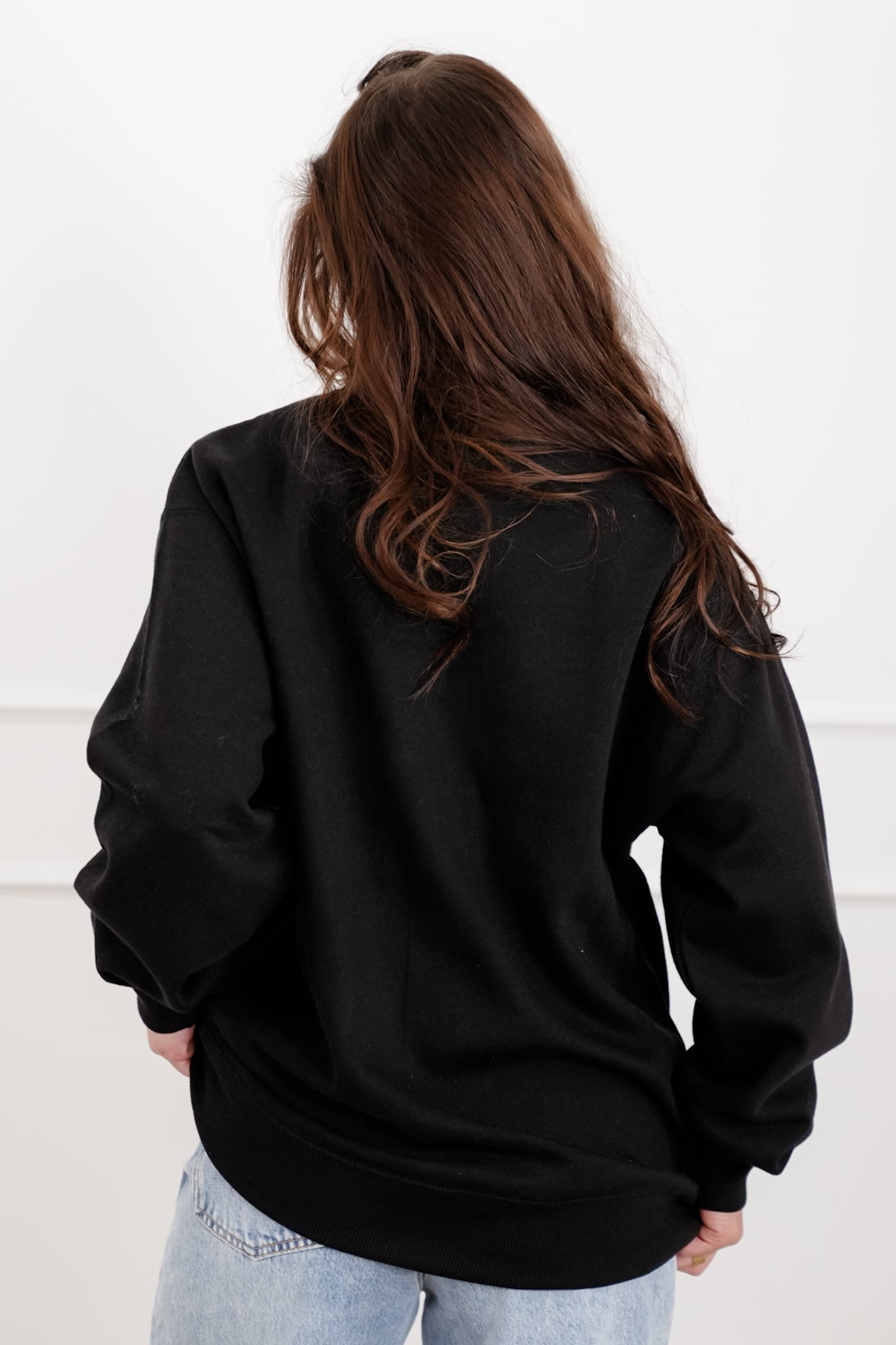 Black Long Sleeve "Pairs Well With Champagne" Sweatshirt