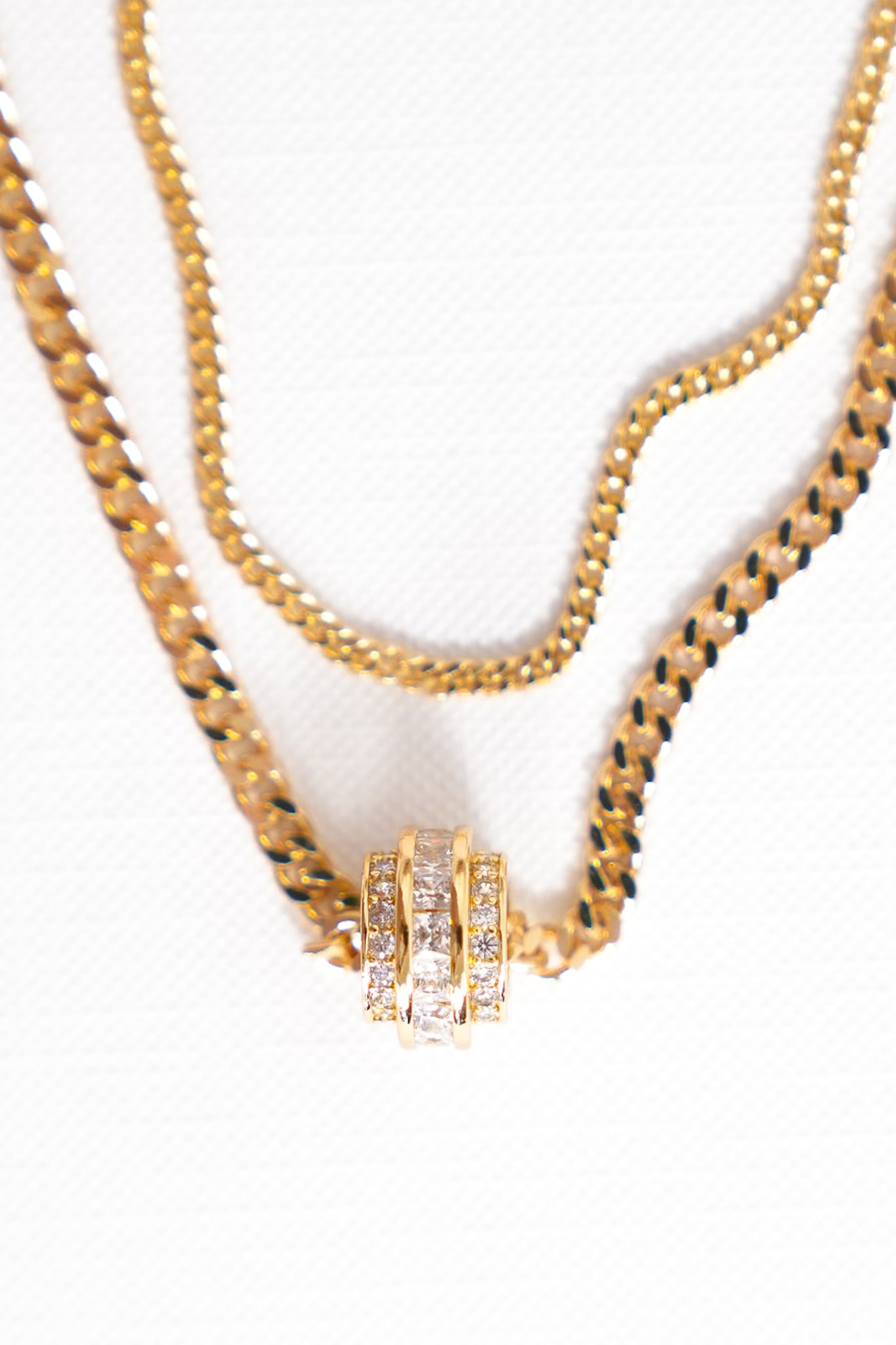 Treasure Jewels Layered Crystal Bead Necklace