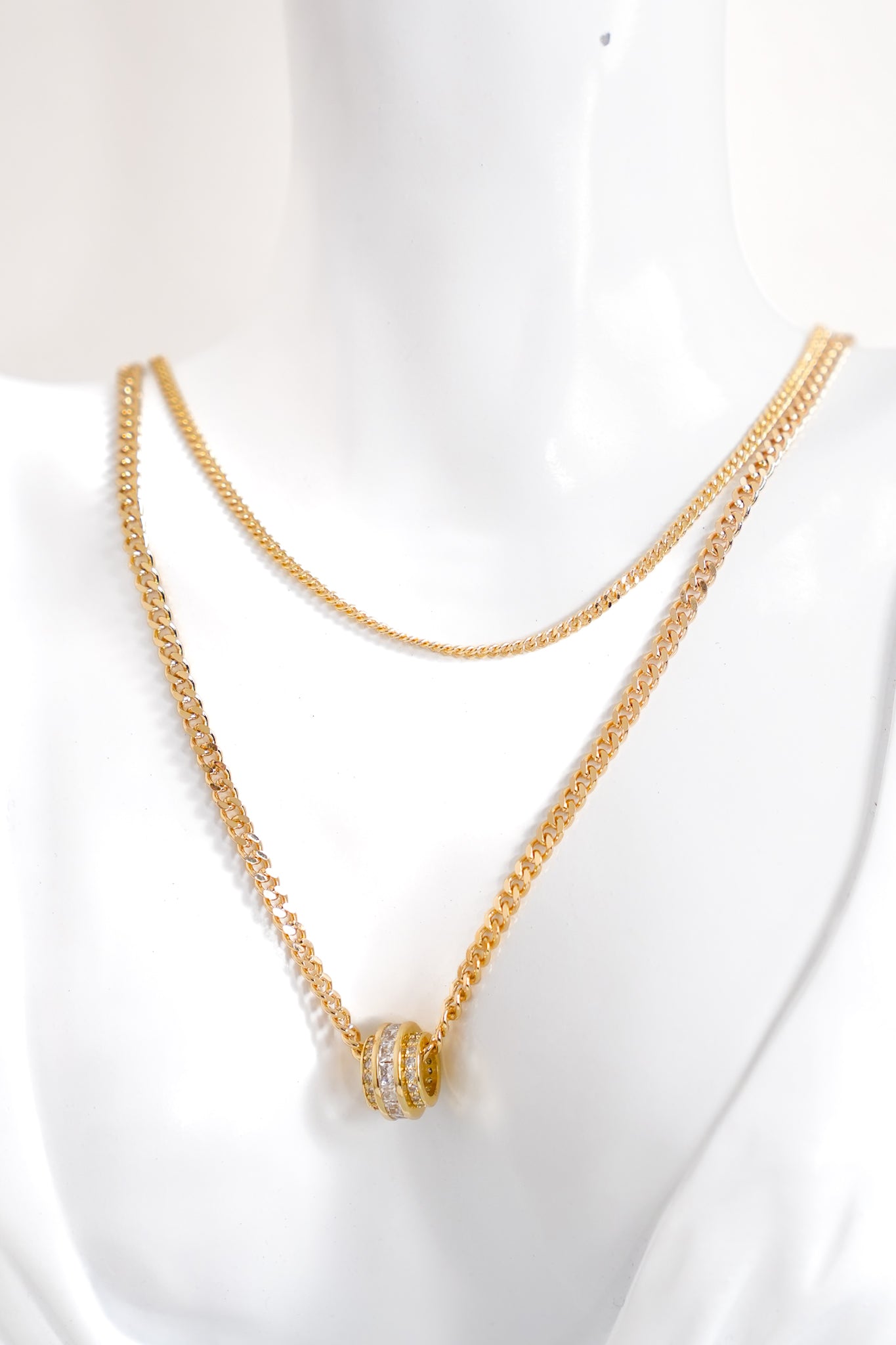 Treasure Jewels Layered Crystal Bead Necklace