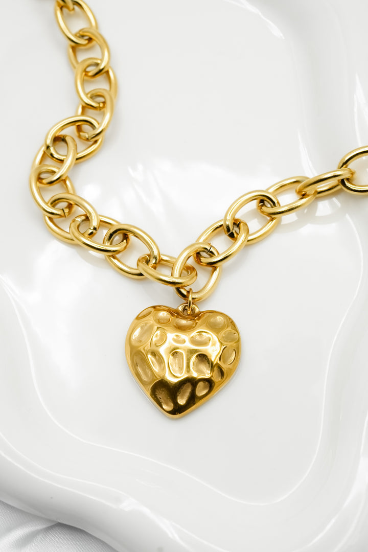 Treasure Jewels Golden Love Necklace