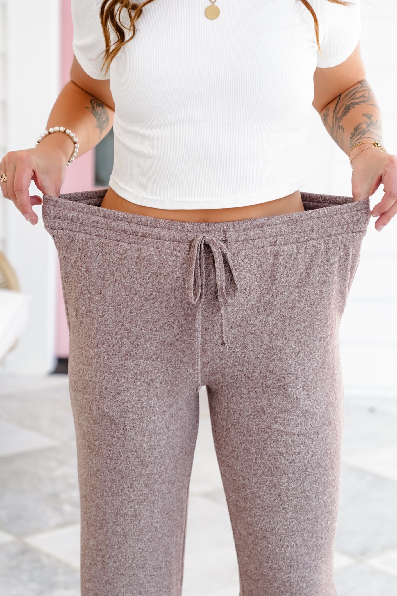 Door Busters! Zenana Drawstring Elastic Band Waist Wide Pants