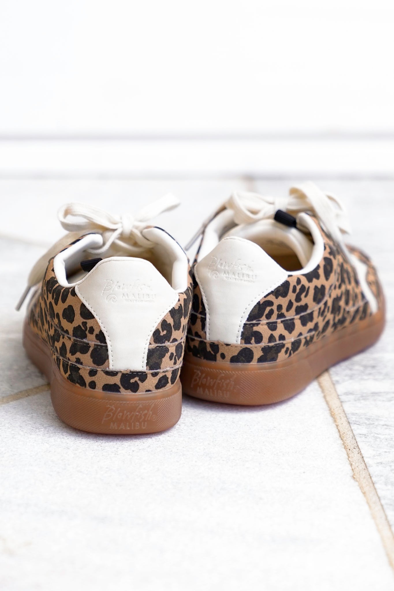 Blowfish Animal Print Lace Up Low Top Sneaker