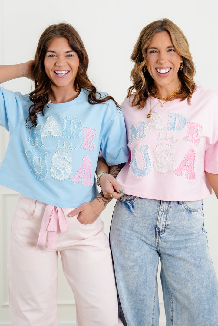 Short Sleeve "Made In USA" Top