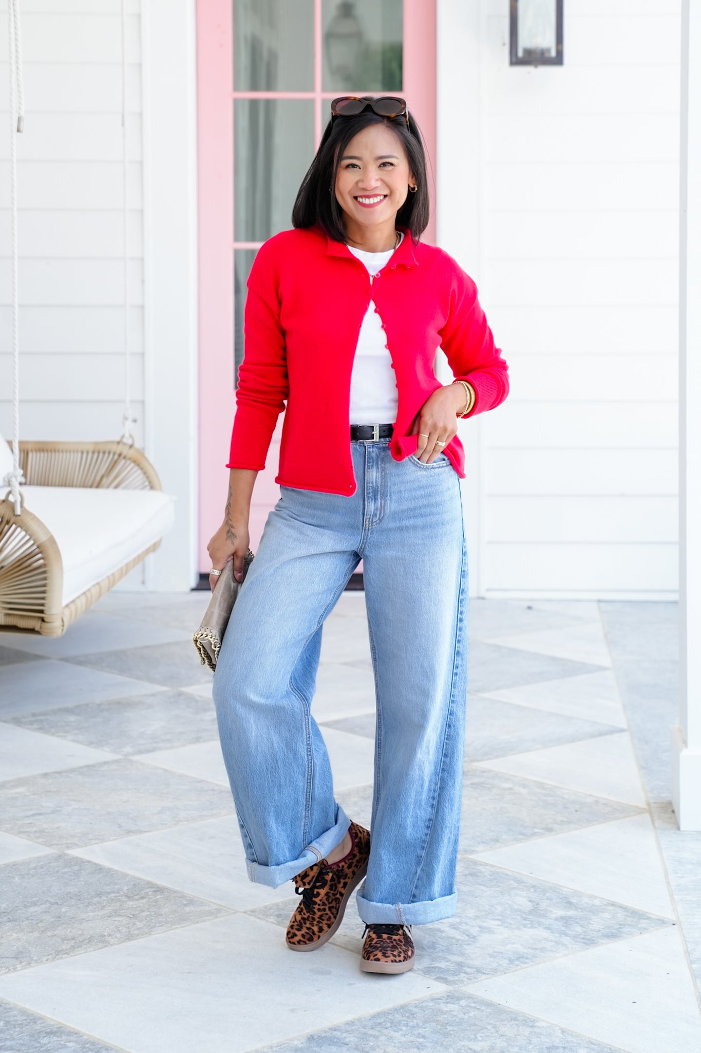 Knitted Long Sleeve Button Down Cardigan Sweater