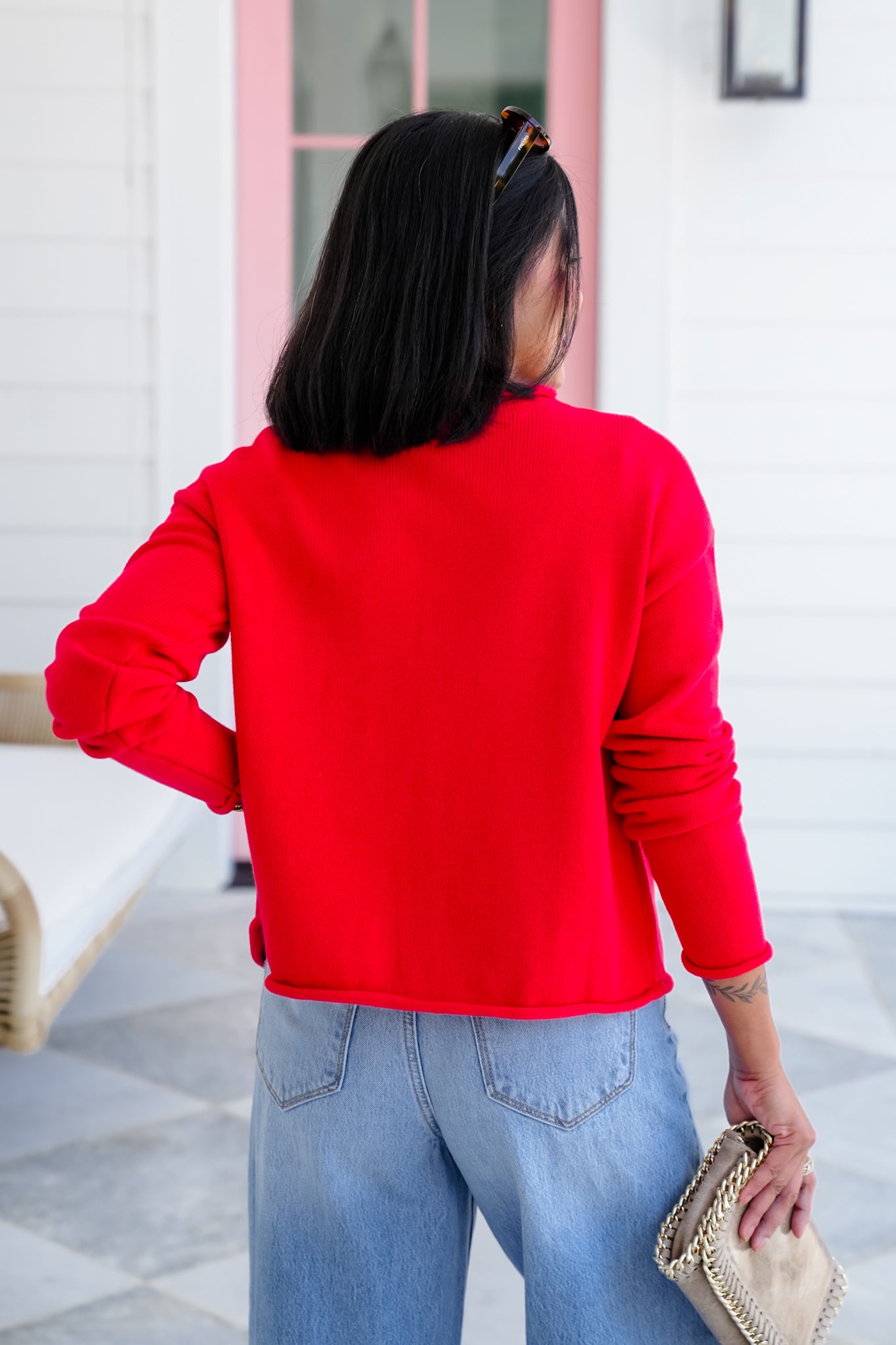 Knitted Long Sleeve Button Down Cardigan Sweater