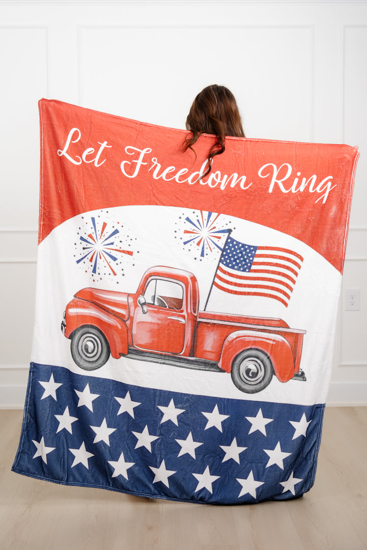 Stars, Stripes & Snuggles Cozy Blankets