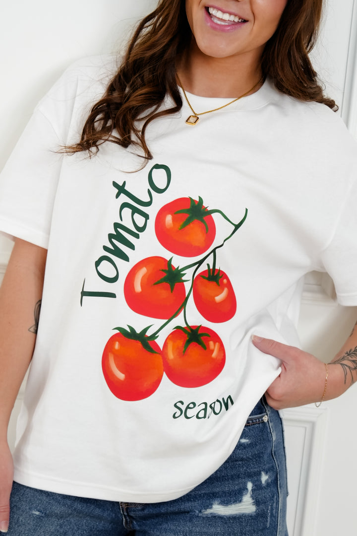 Short Sleeve "Tomato, Farm's Market" Graphic Tee