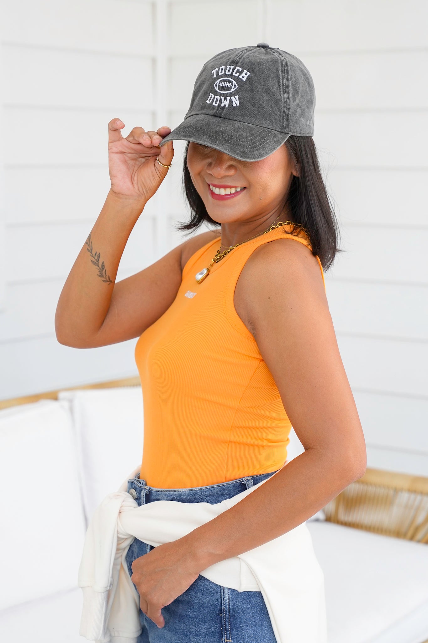 "Game Day" Embroidery Tank Top