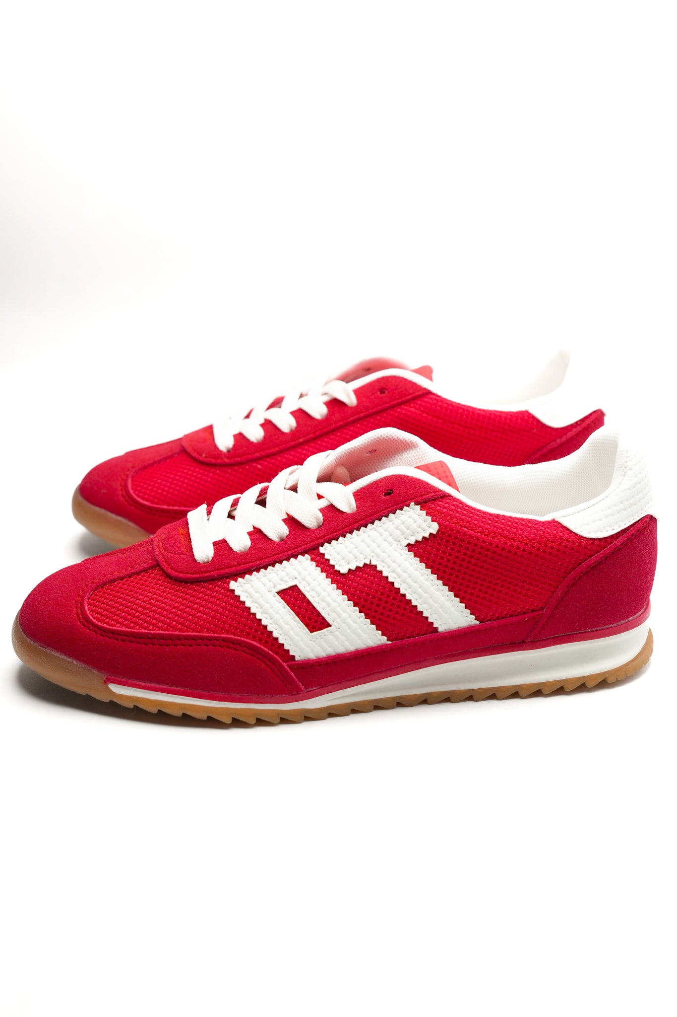 Restock! Retro Mesh Vegan Suede Lace Up Sneaker
