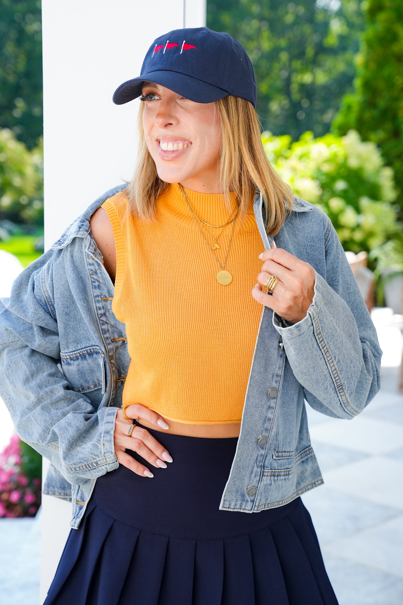 Ribbed Knit Sleeveless Cropped Mock Neck Top