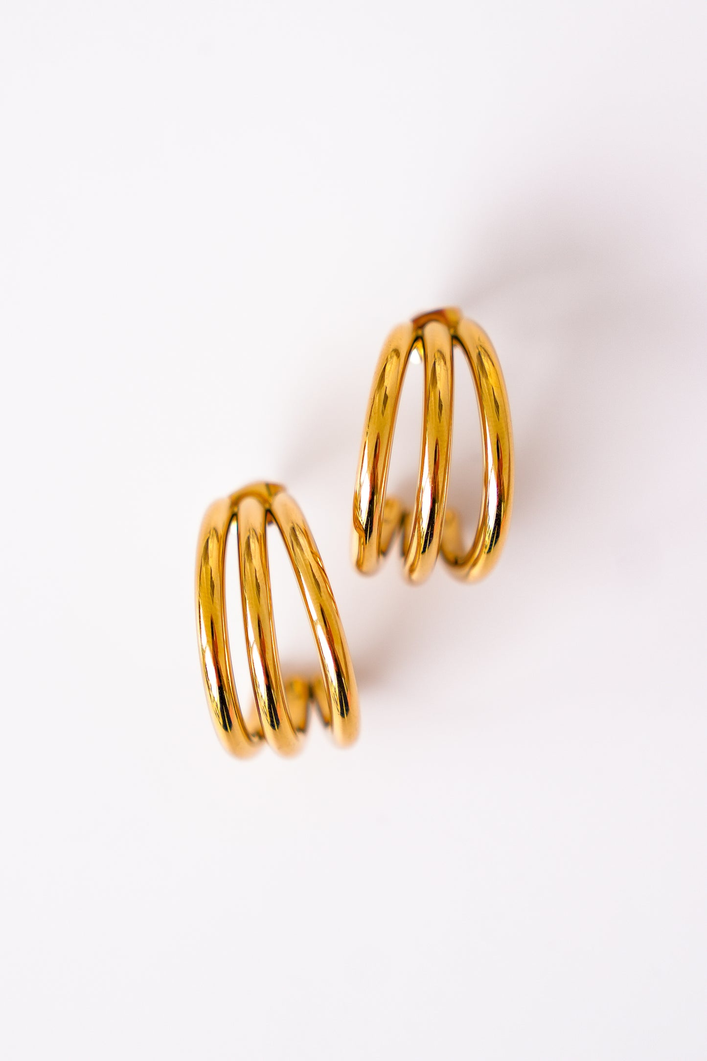 Mila + Stevie Triple Hoop Earrings