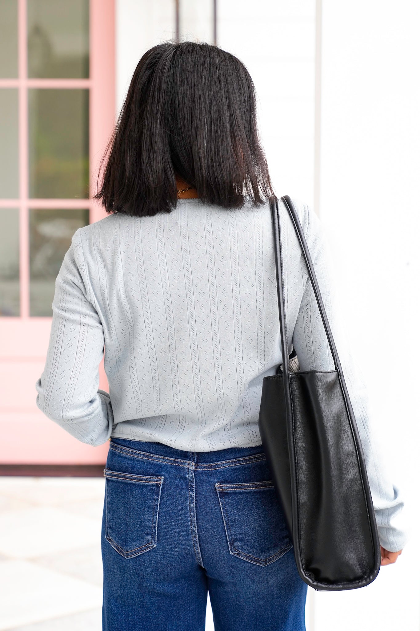 Cotton Long Sleeve Button Down Cardigan