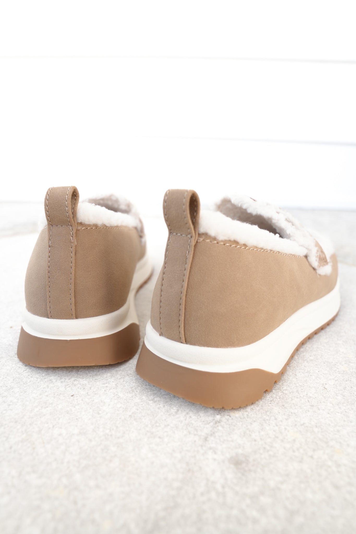 Yellow Box Cozy Vegan Shearling Slip On Loafer