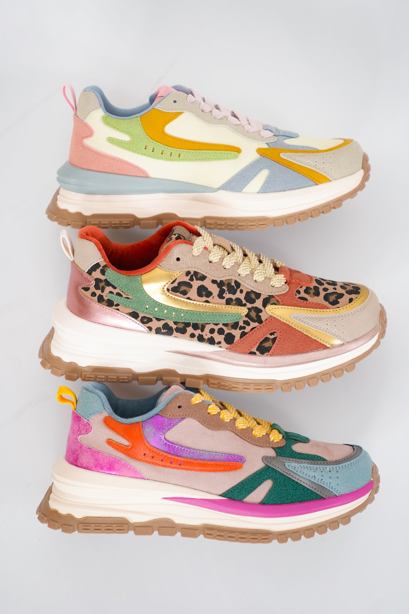 Restock! Blowfish Multi Colored Low Top Lace Up Sneaker