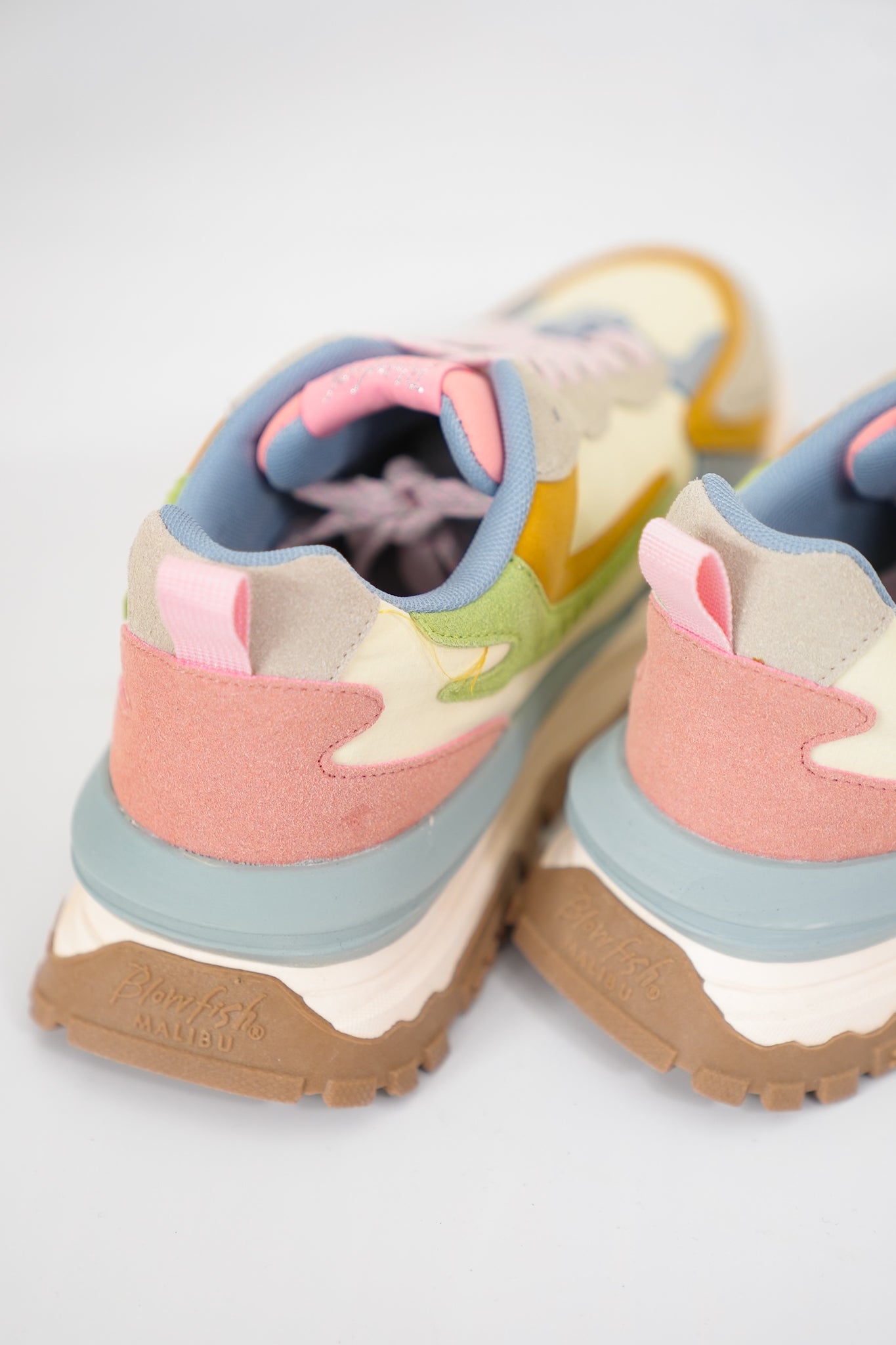 Restock! Blowfish Multi Colored Low Top Lace Up Sneaker