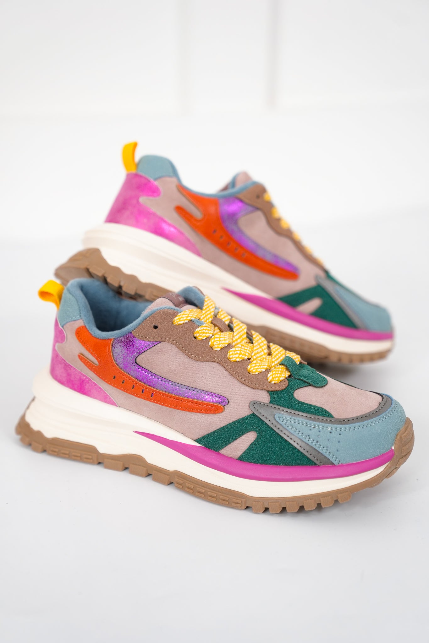 Restock! Blowfish Multi Colored Low Top Lace Up Sneaker